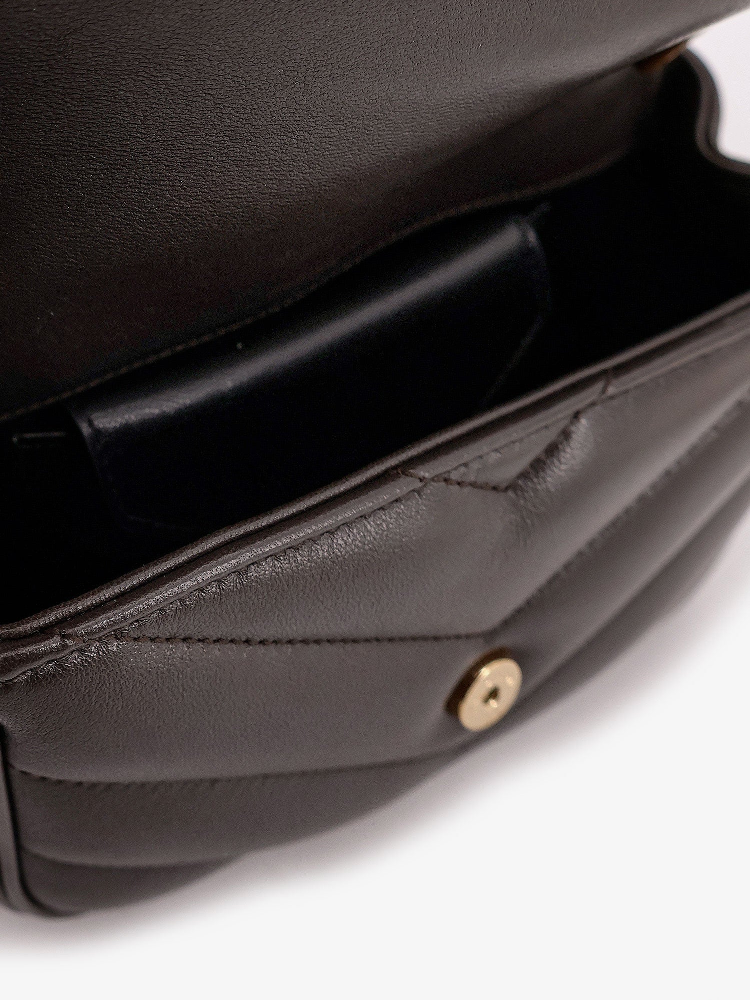 Saint Laurent Loulou Mini Leather Crossbody Bag