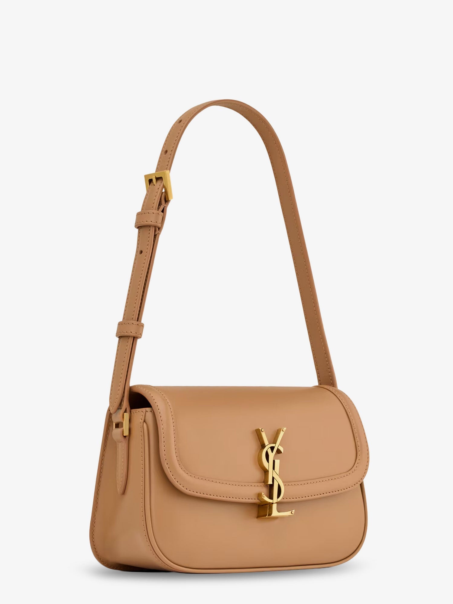 Saint Laurent Solferino Leather Shoulder Bag