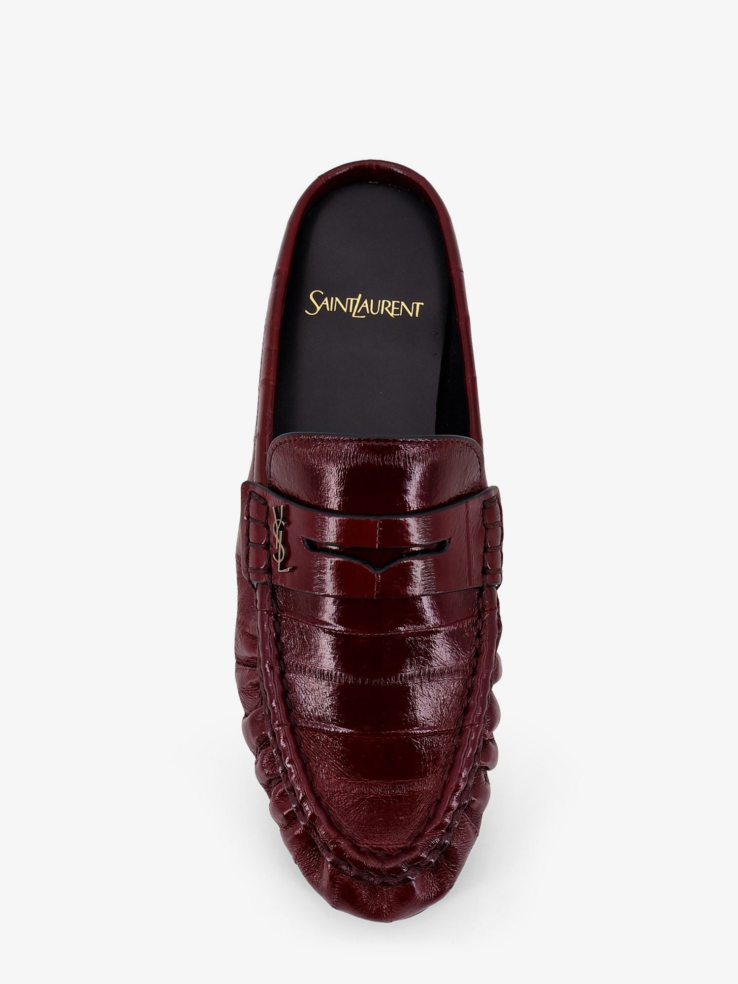 Saint Laurent Le Loafer Eel Leather Mule