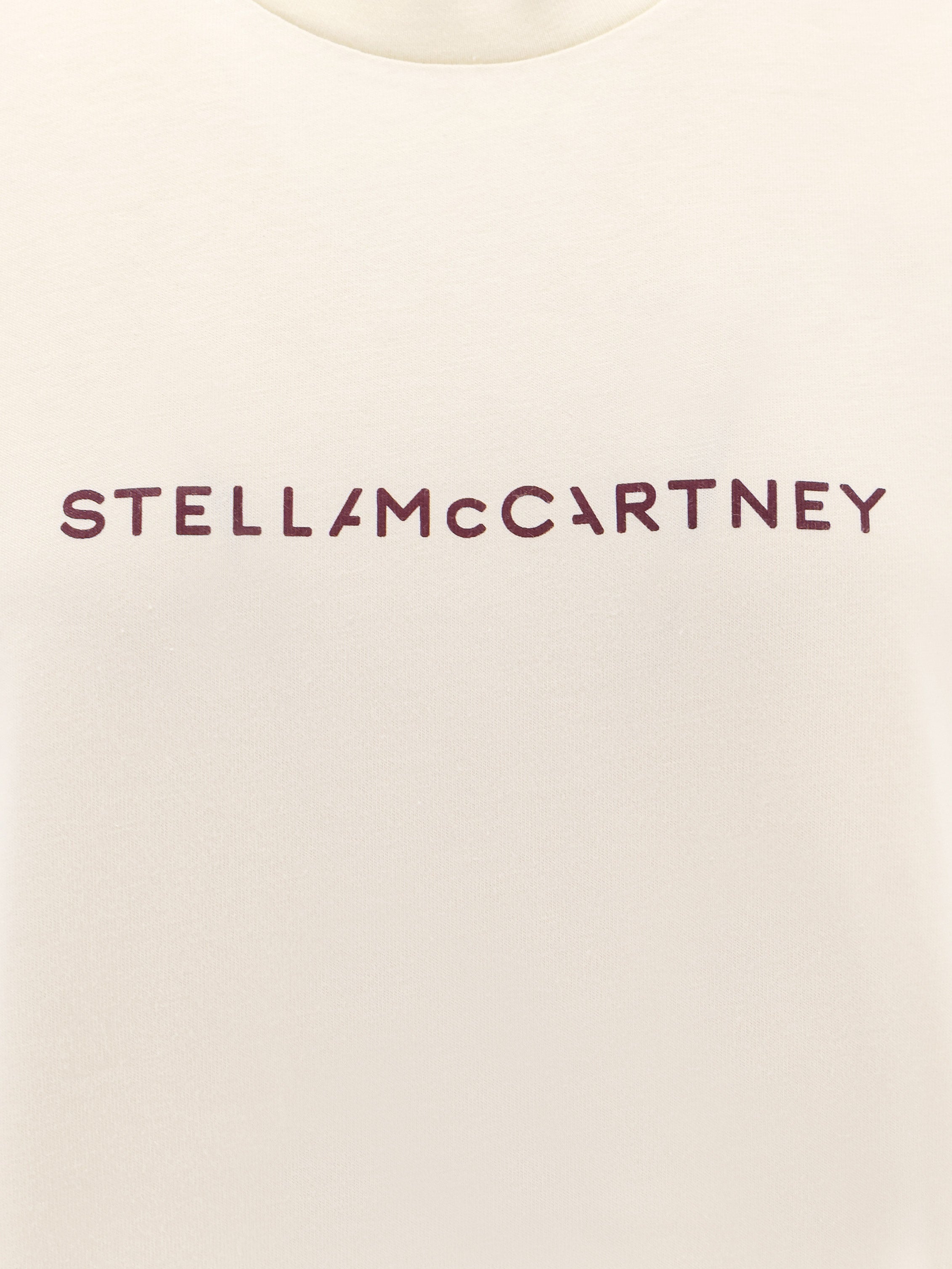 Stella Mccartney Cotton T-shirt With Logo Print