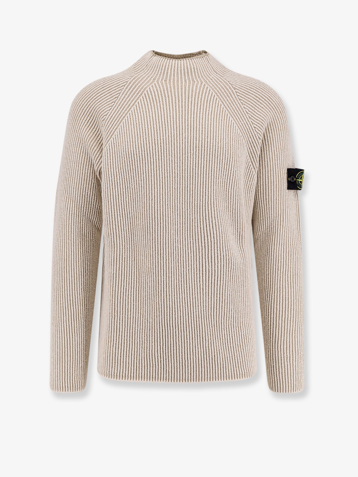 Stone Island Certified Virgin Wool And Cotton Sweater