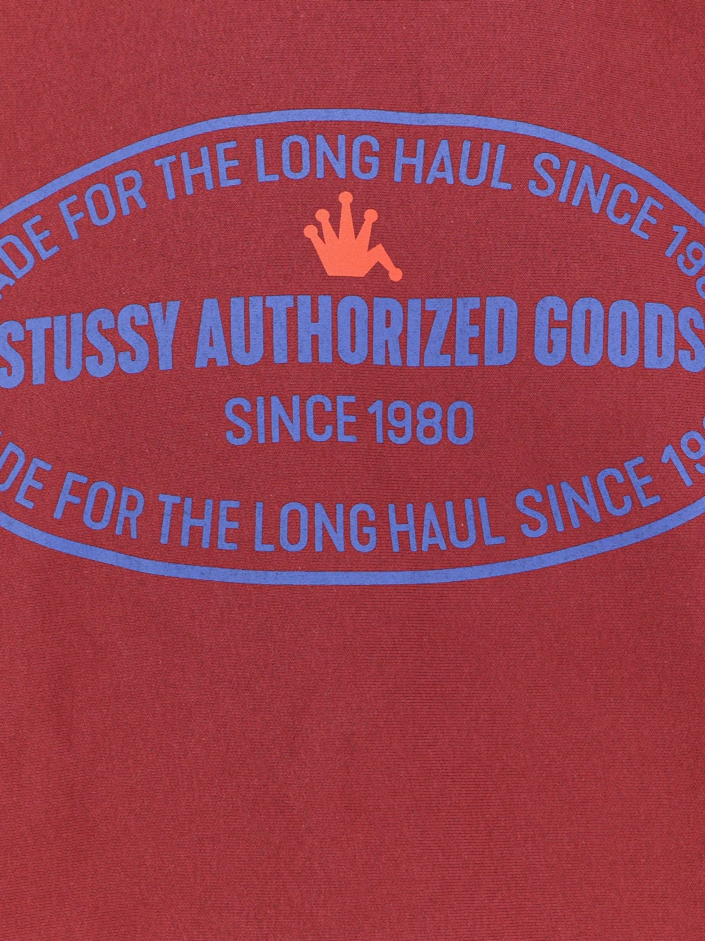 Stüssy Authorized Crew Cotton Blend Sweatshirt