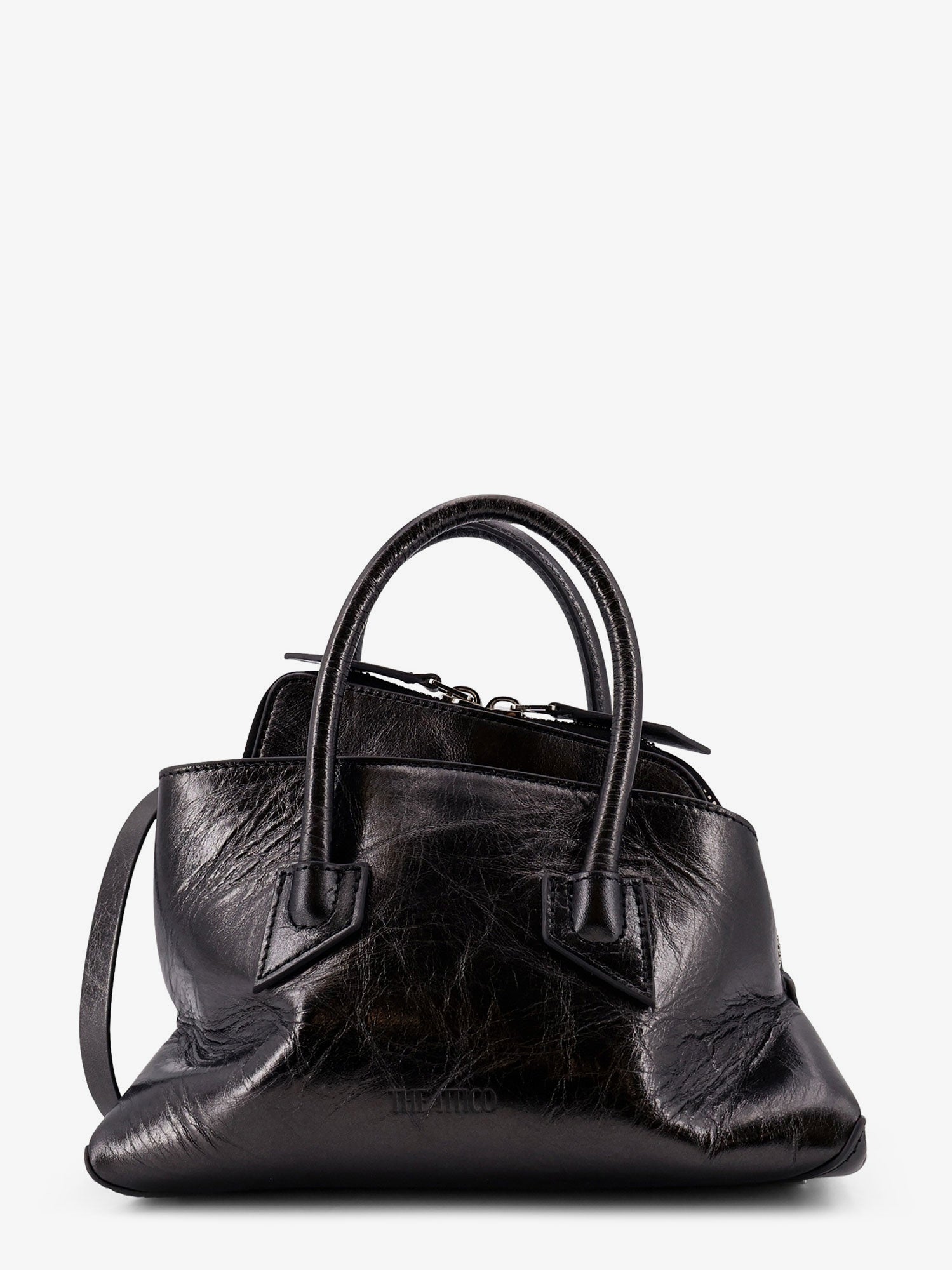 The Attico La Passeggiata Mini Leather Handbag