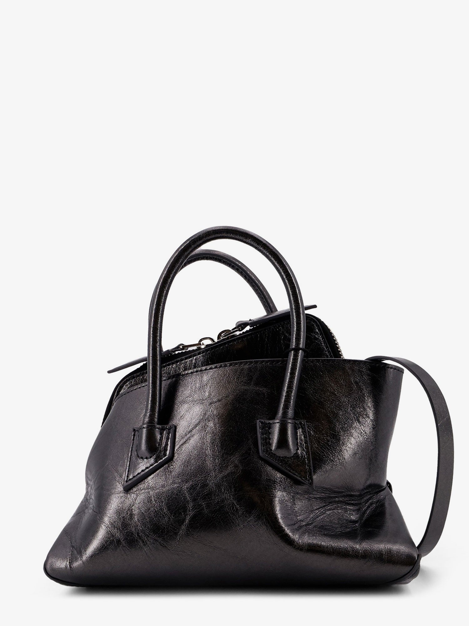 The Attico La Passeggiata Mini Leather Handbag
