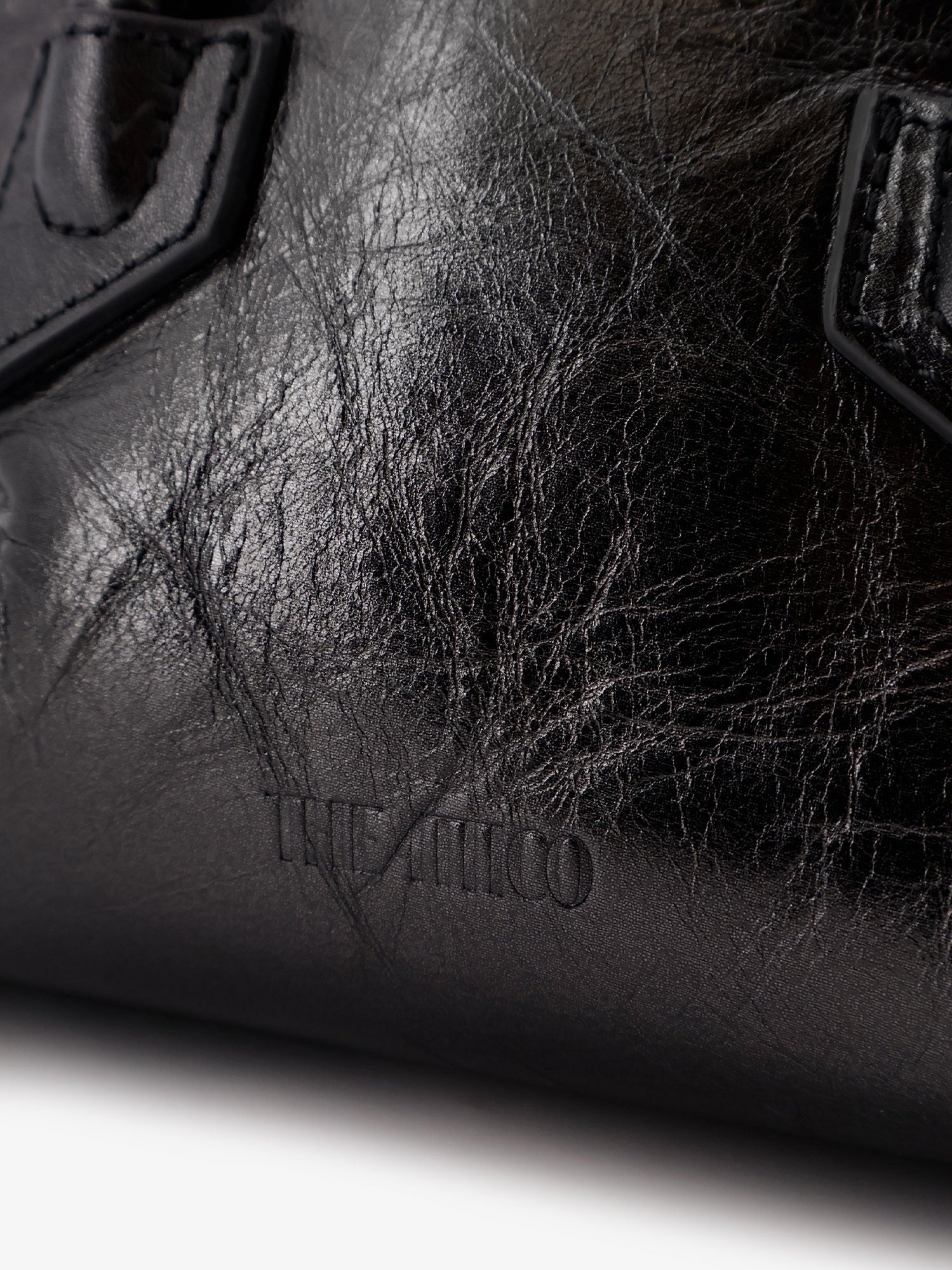 The Attico La Passeggiata Mini Leather Handbag