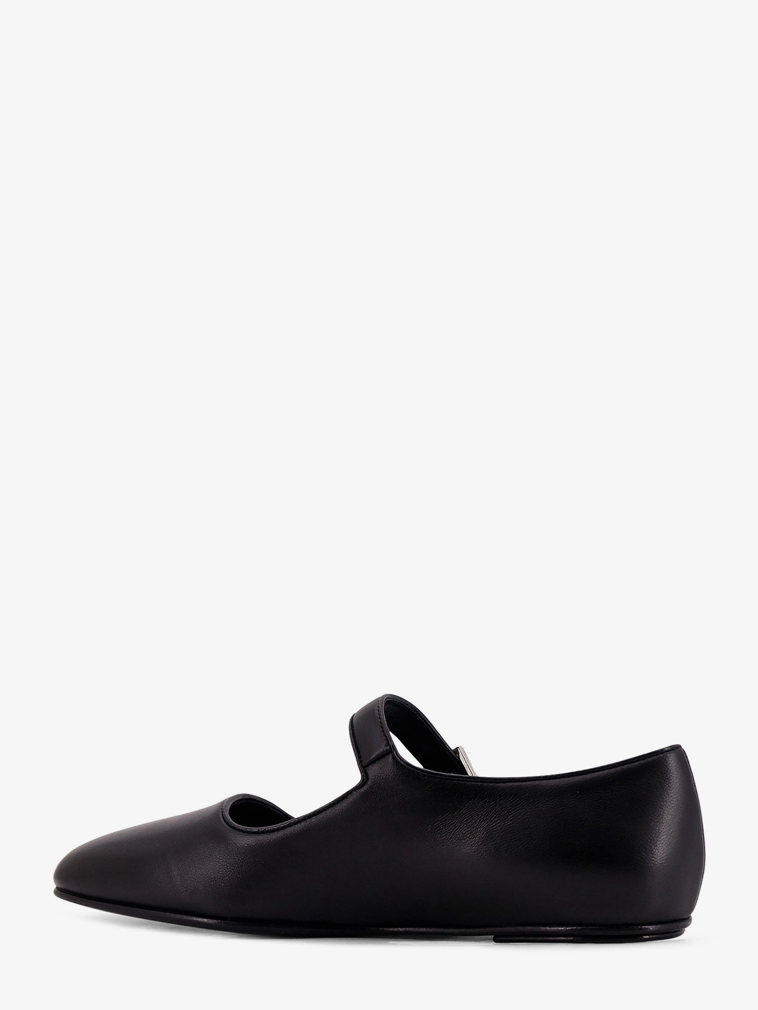 The Row Ava Leather Ballerinas