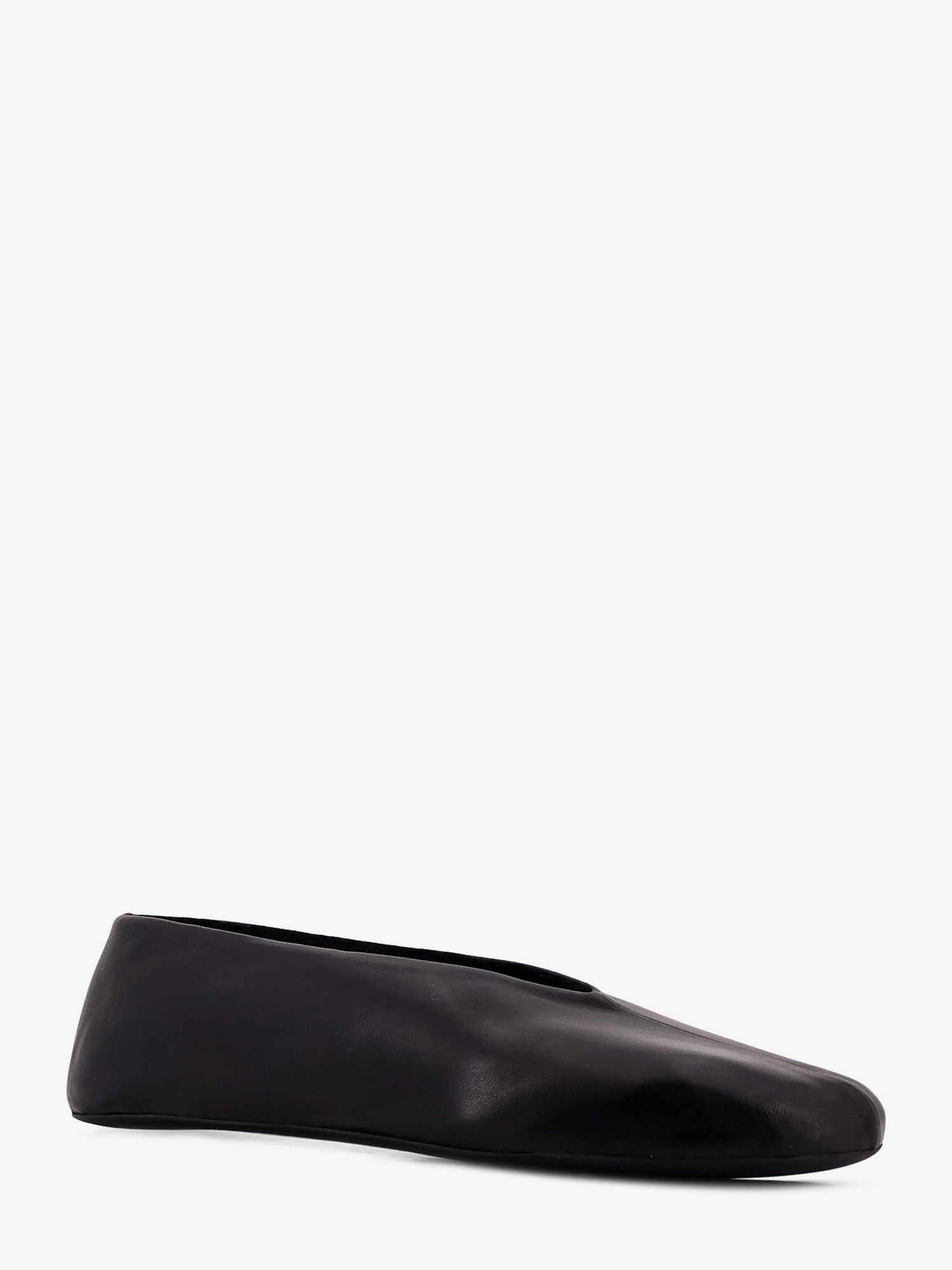 The Row Stella Leather Ballerinas