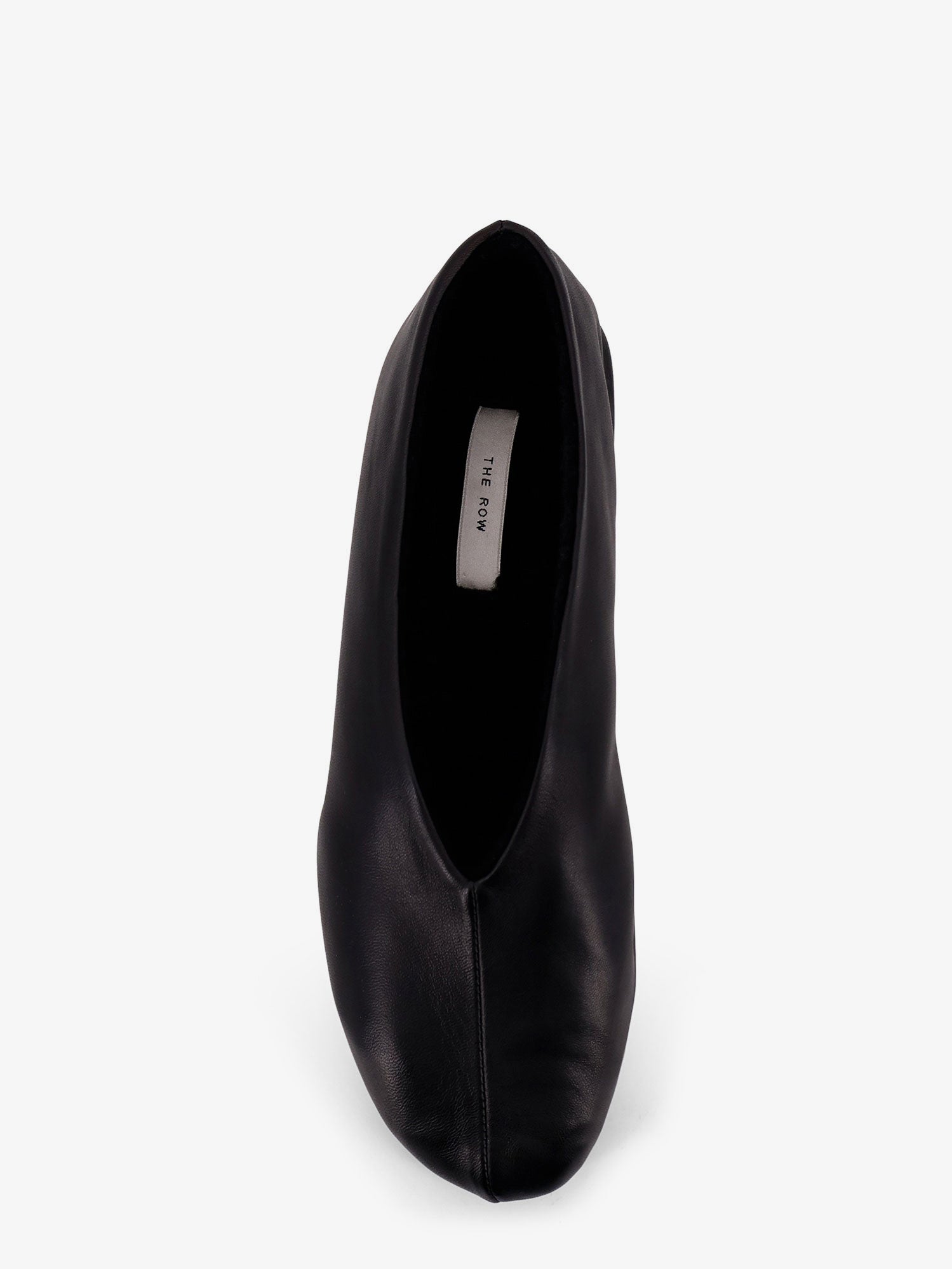 The Row Stella Leather Ballerinas