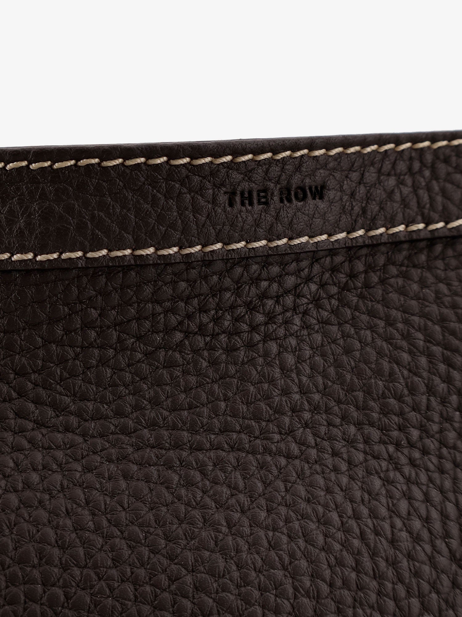 The Row Park Tote Three Stitch Leather Shoulder Bag