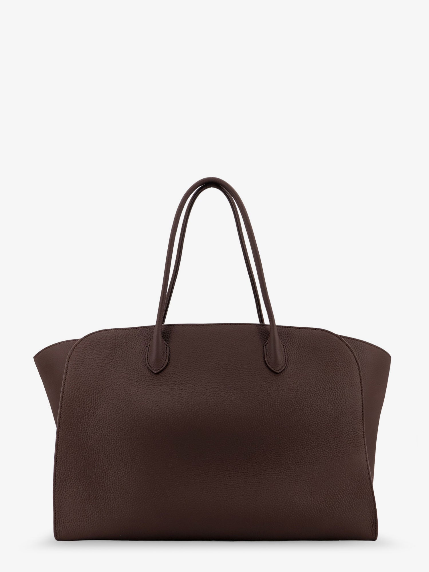 The Row Marlo Hammered Leather Shoulder Bag