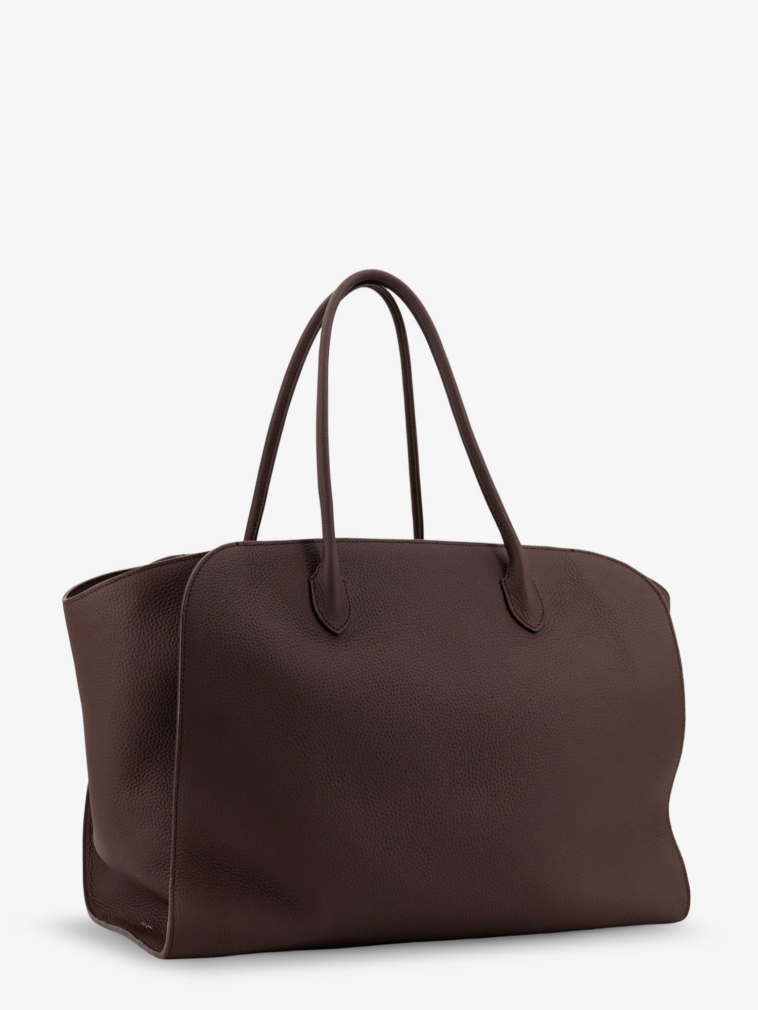 The Row Marlo Hammered Leather Shoulder Bag