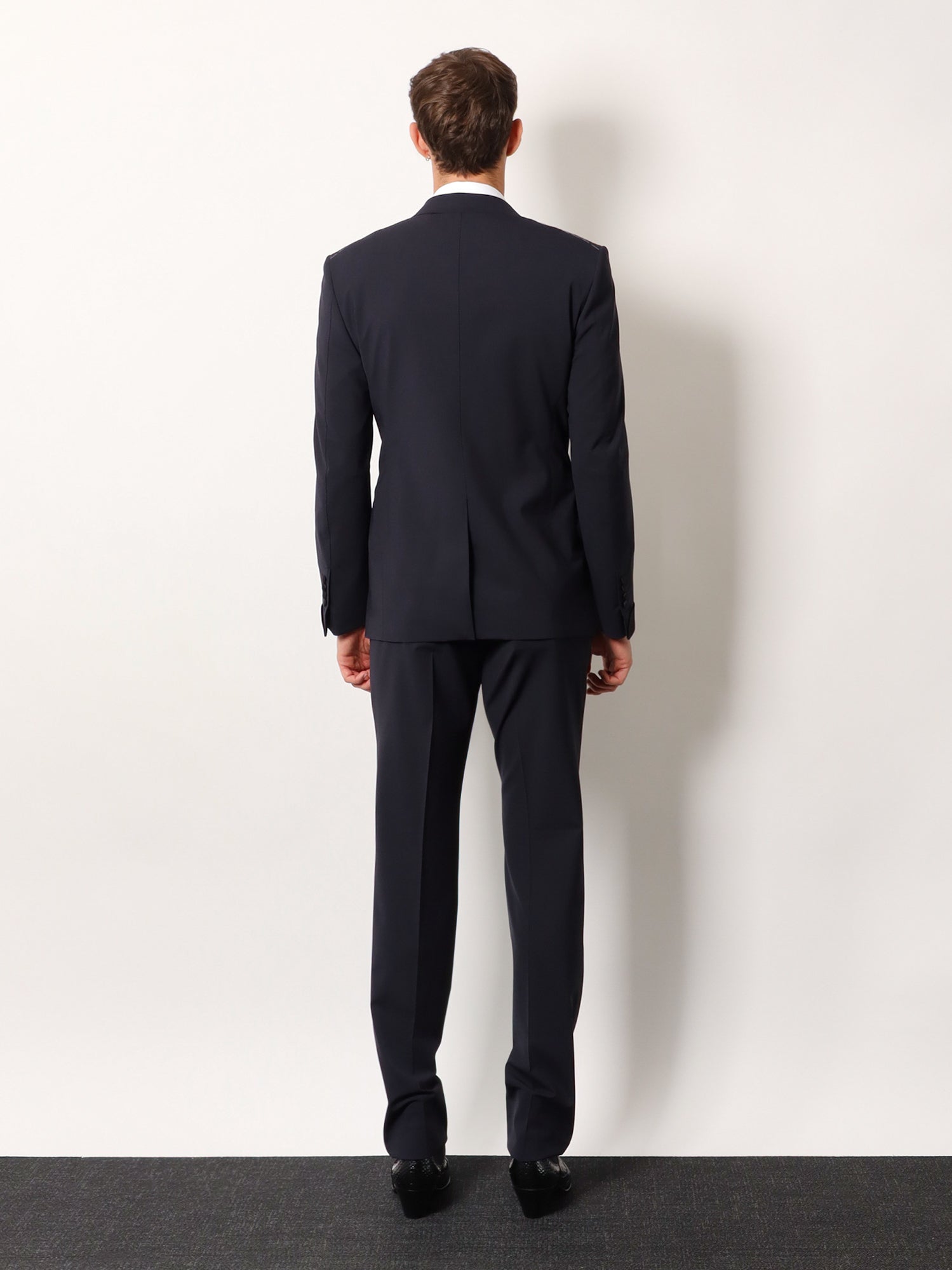 Tom Ford Wool Tuxedo With Contrasting Profiles
