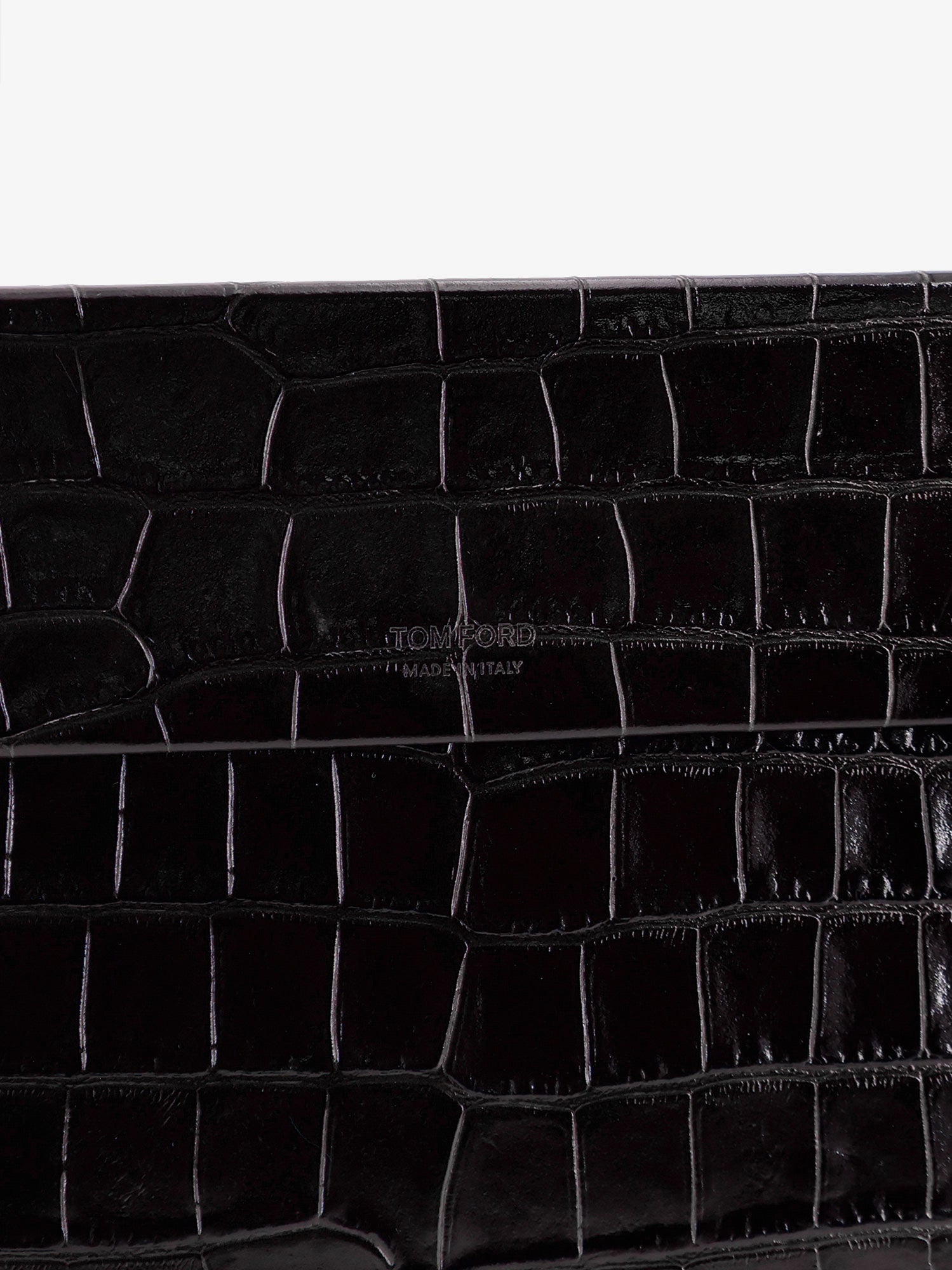 Tom Ford Crocodile-print Leather Document Holder