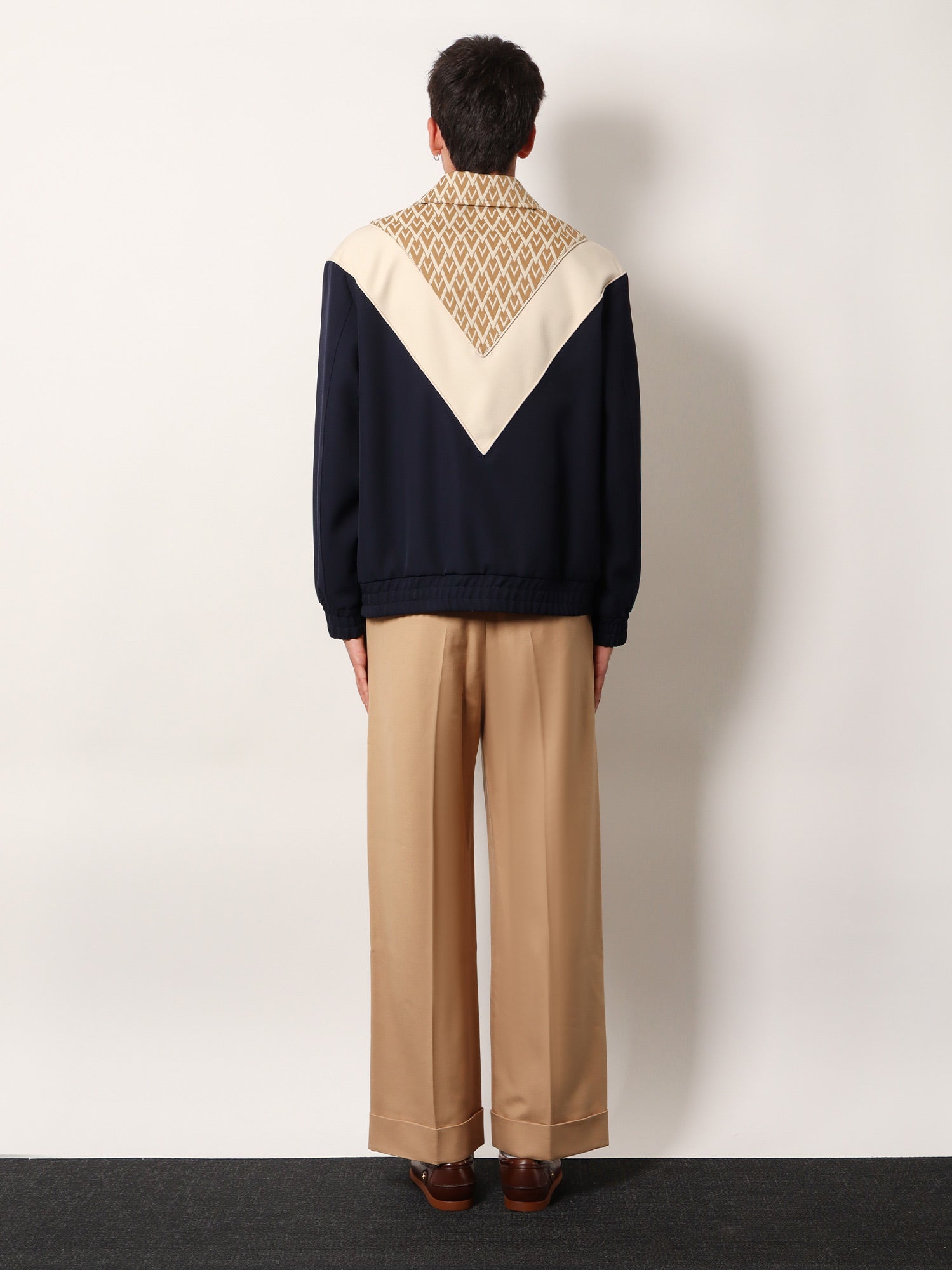 Valentino Toute La V Wool And Cotton Jacket