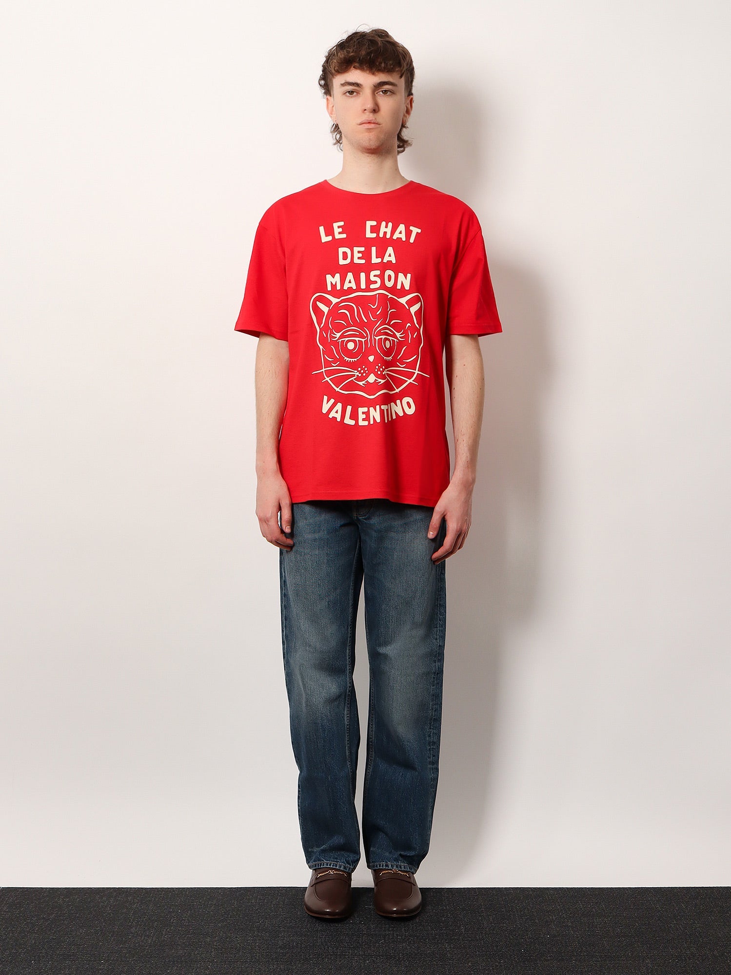 Valentino Le Chat De La Maison Cotton T-shirt