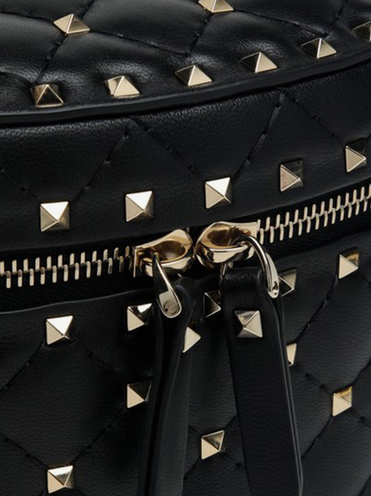 Valentino Rockstud Spike Leather Shoulder Bag