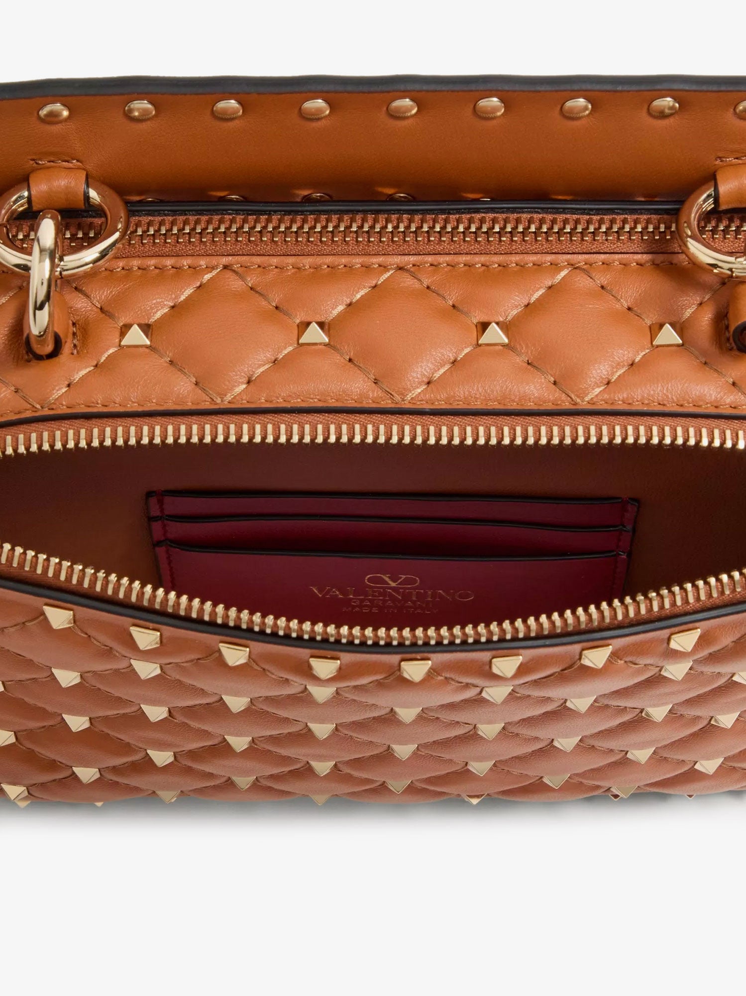 Valentino Rockstud Spike Leather Shoulder Bag