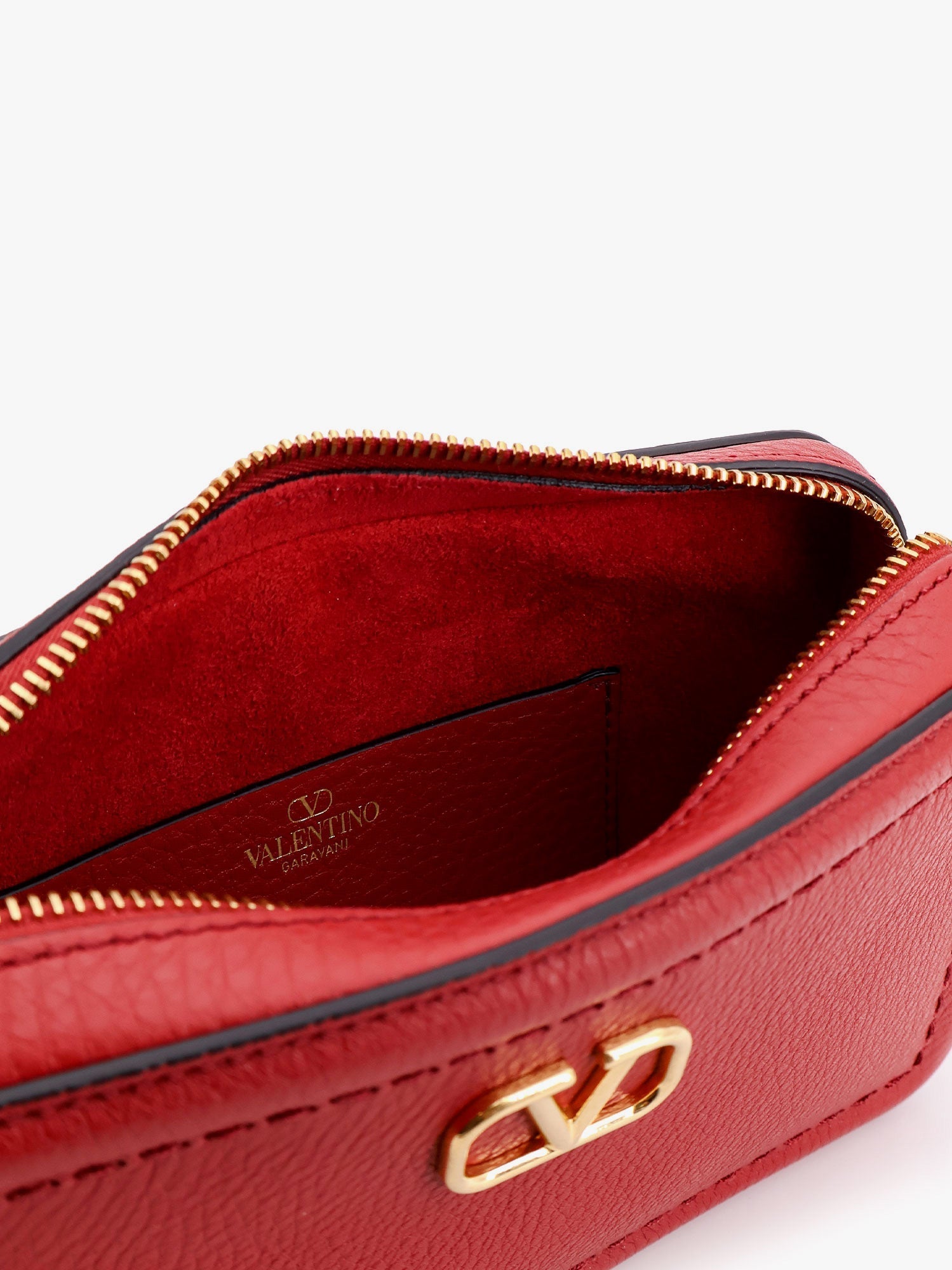 Valentino Valentino Garavani Alltime Leather Shoulder Bag With Vlogo Signature Detail