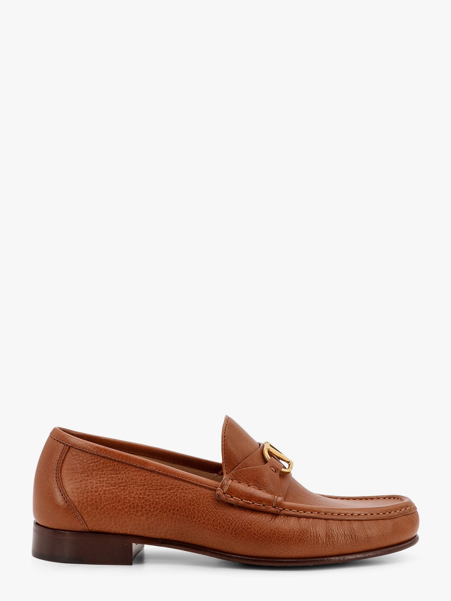 Valentino Vlogo Leather Loafer