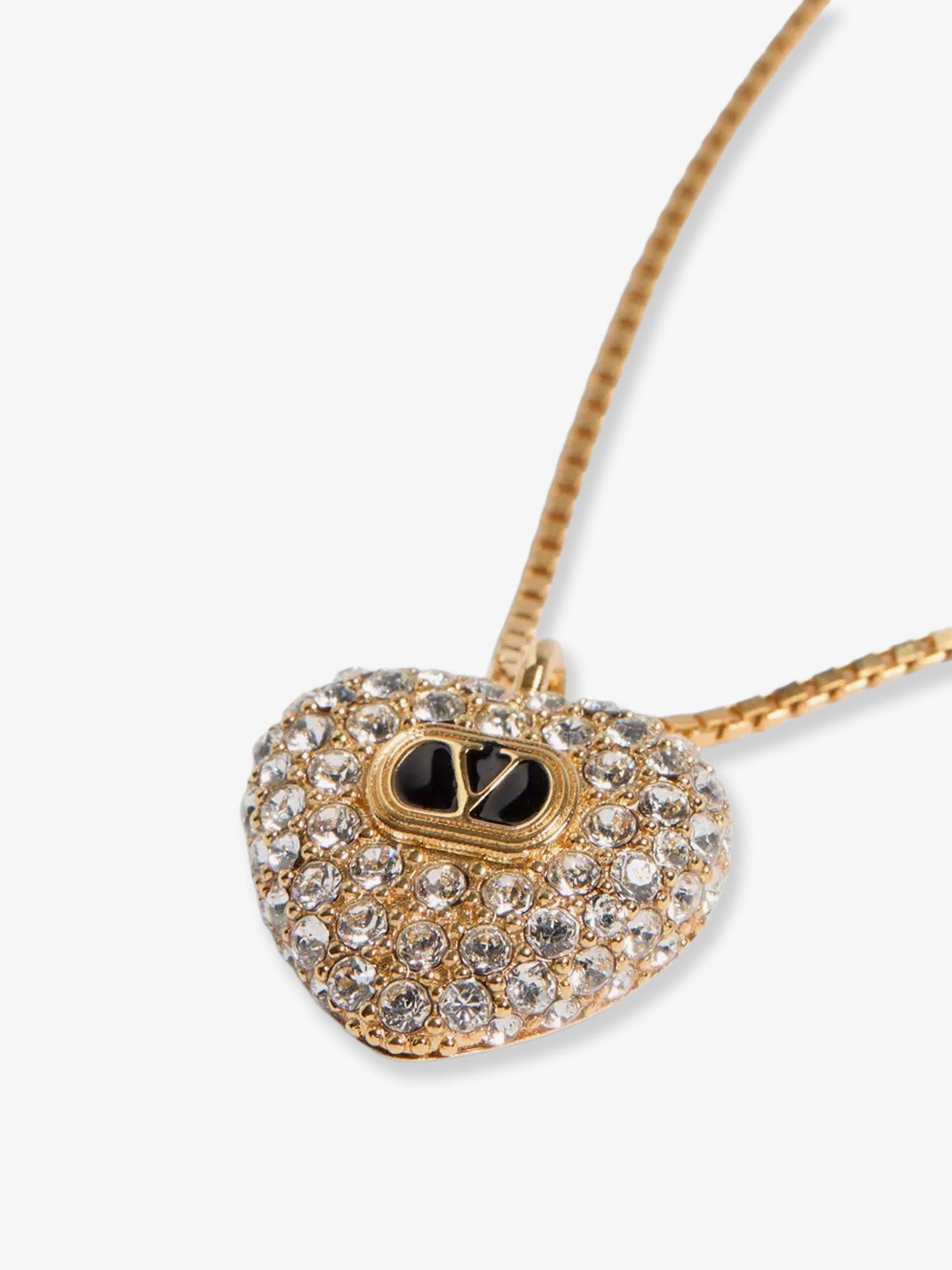 Valentino Metal Coeur Royal Necklace