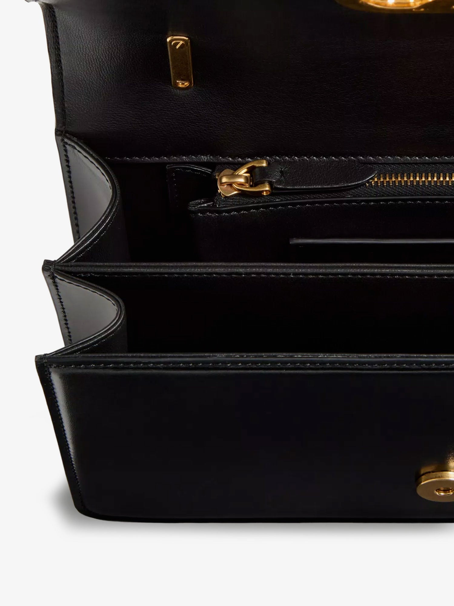 Valentino Vlogo Leather Shoulder Bag