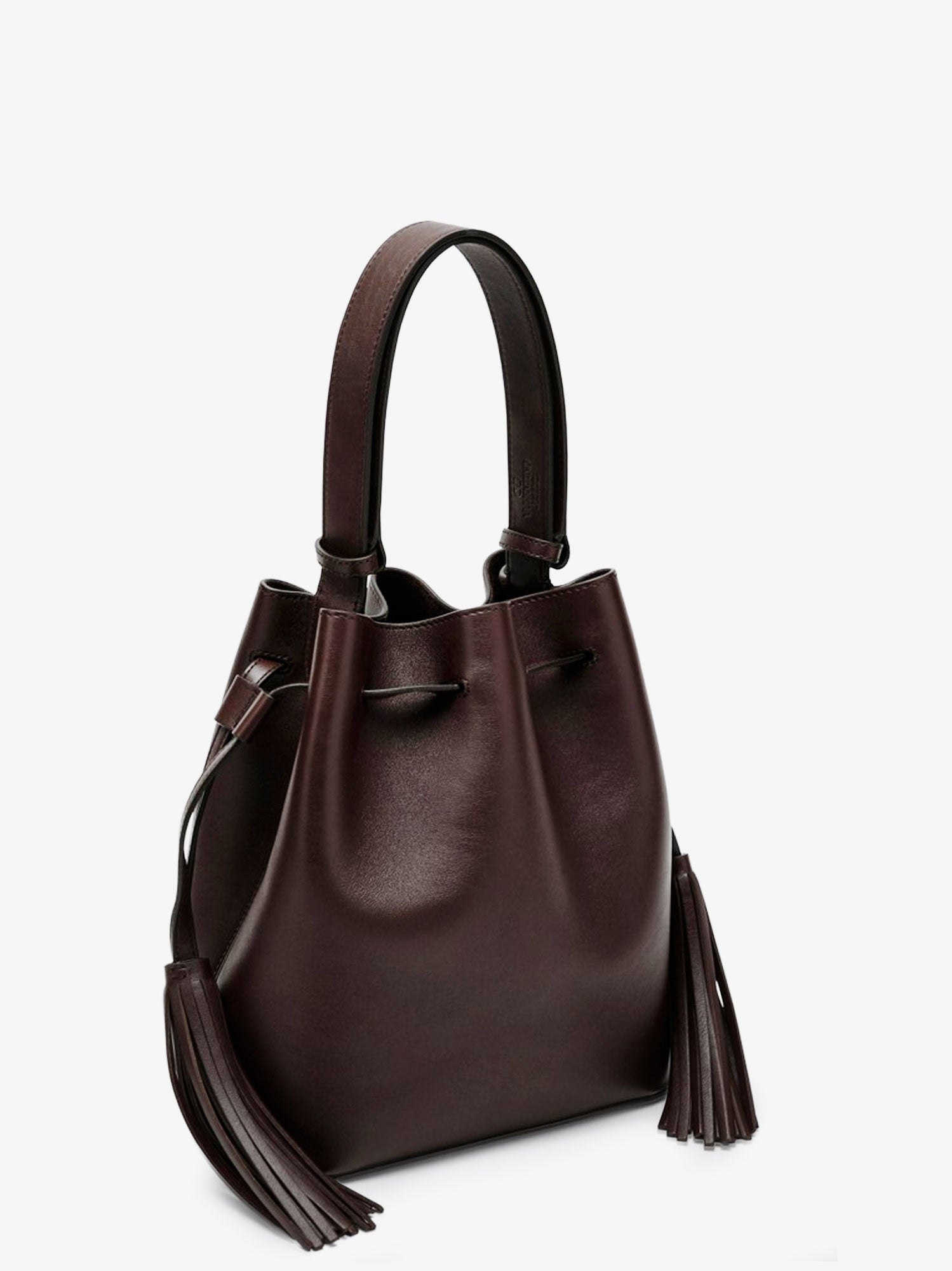 Valentino So Seau Leather Bucket Bag
