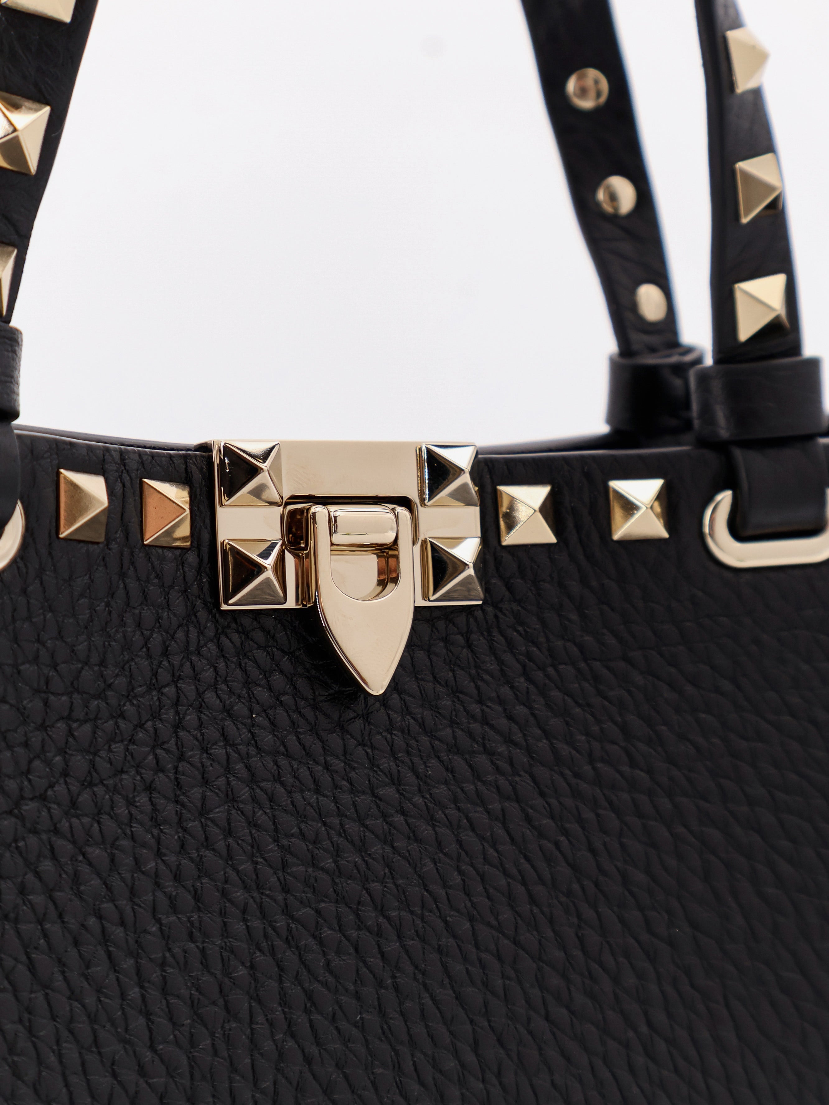 Valentino Rockstud Small Tote Valentino Garavani Leather Bag