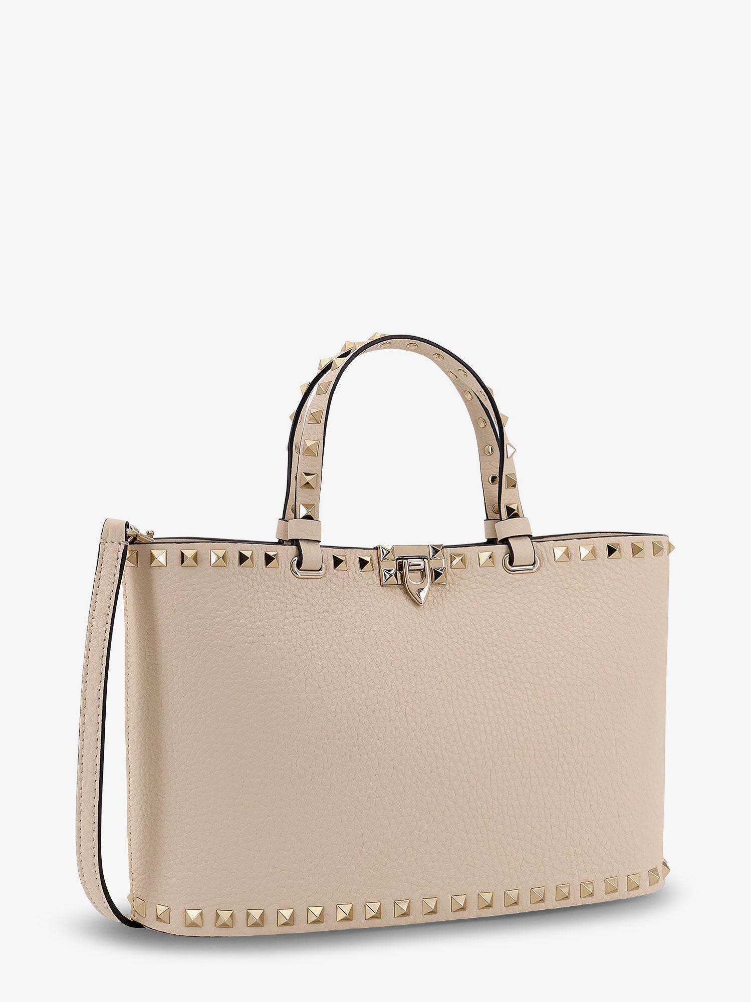 Valentino Rockstud Small Tote Valentino Garavani Leather Shoulder Bag