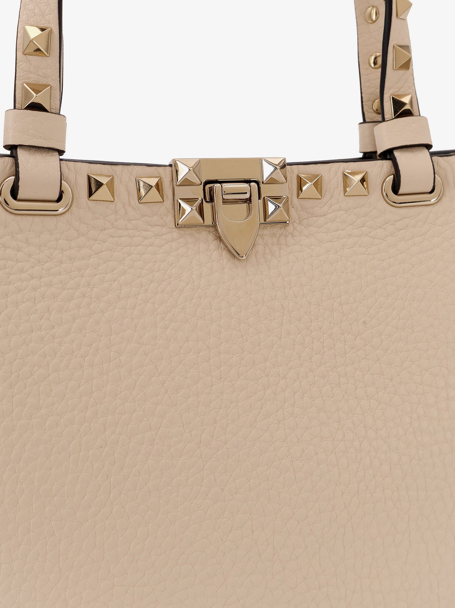 Valentino Rockstud Small Tote Valentino Garavani Leather Shoulder Bag