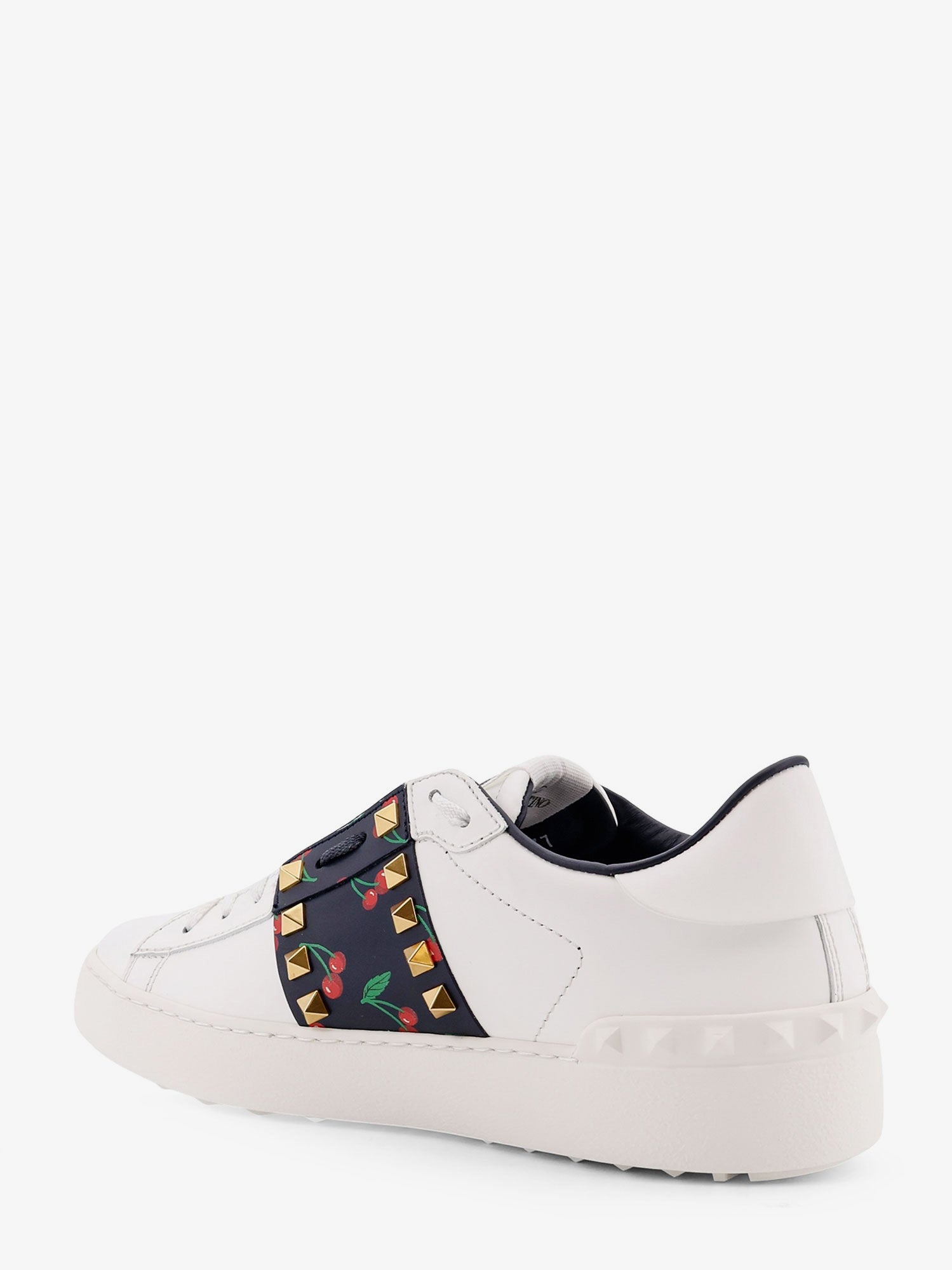 Valentino Rockstud Untitled Leather Low-top Sneakers