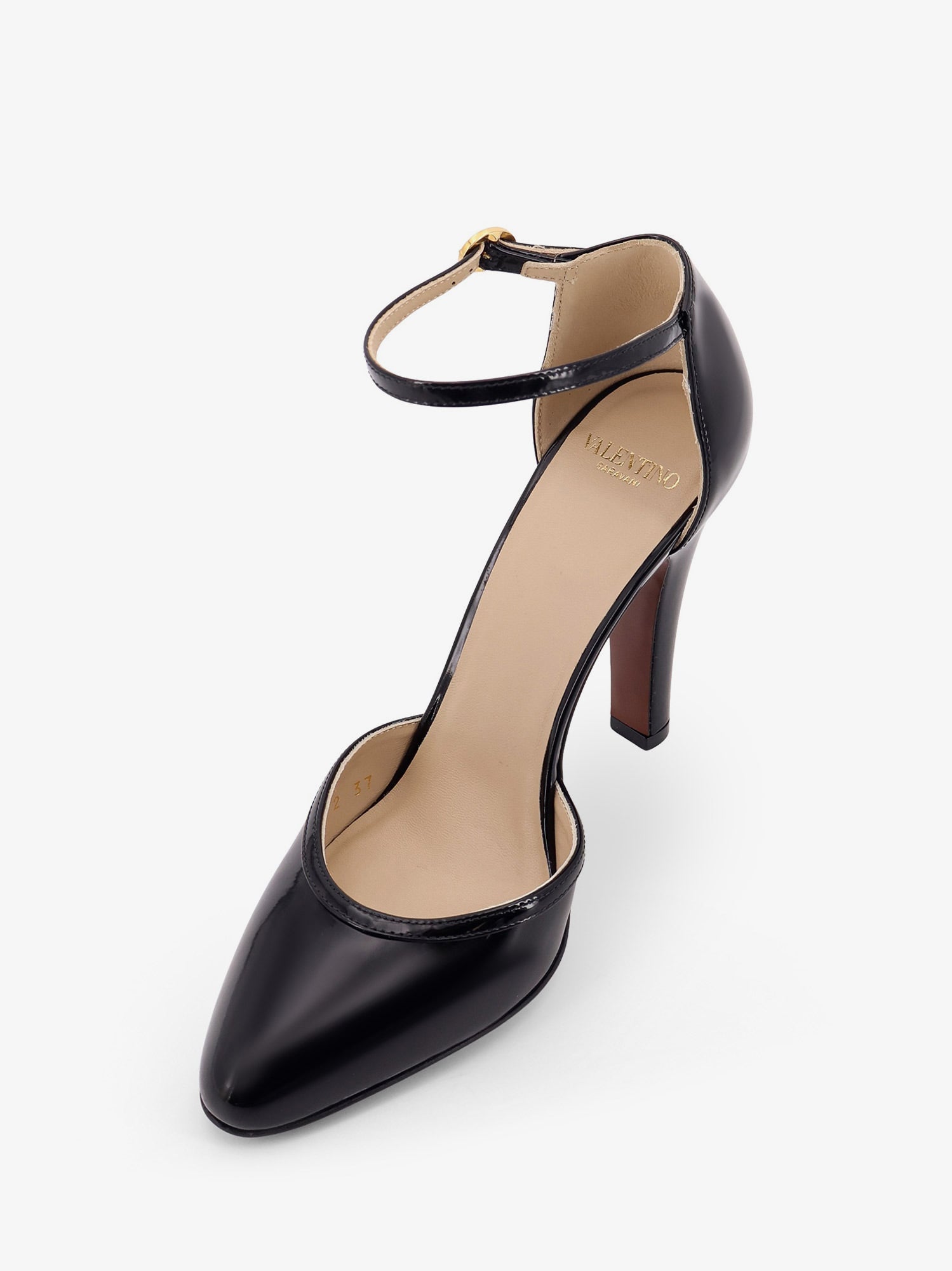 Valentino Valentino Garavani Hi Dolly Patent Leather Décolleté