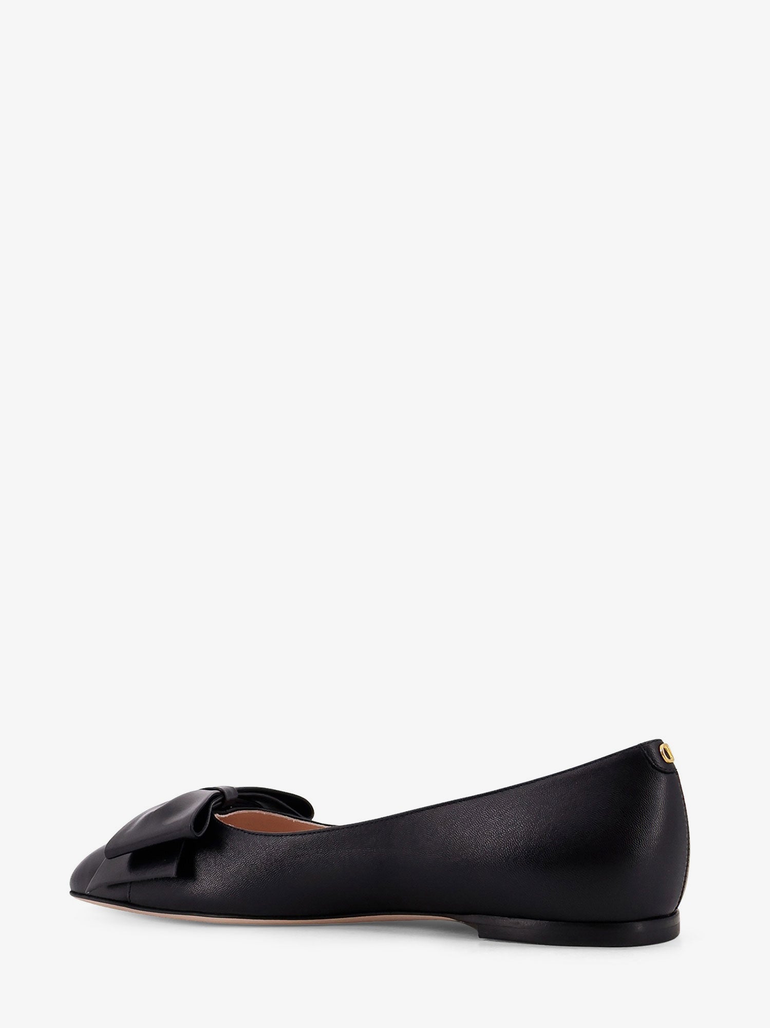 Valentino Bowow Leather Ballerinas