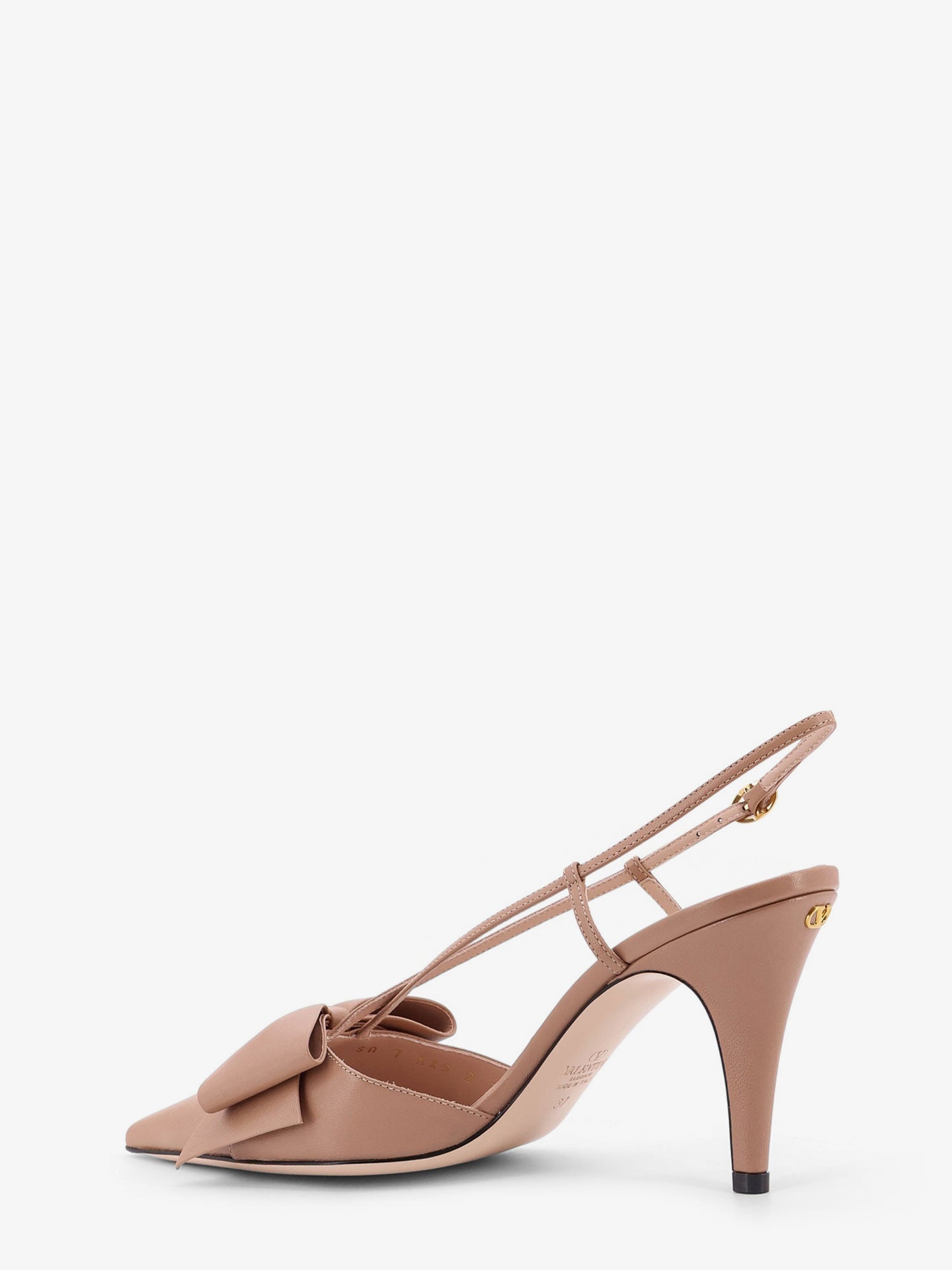 Valentino Bowow Leather Decolleté Slingback