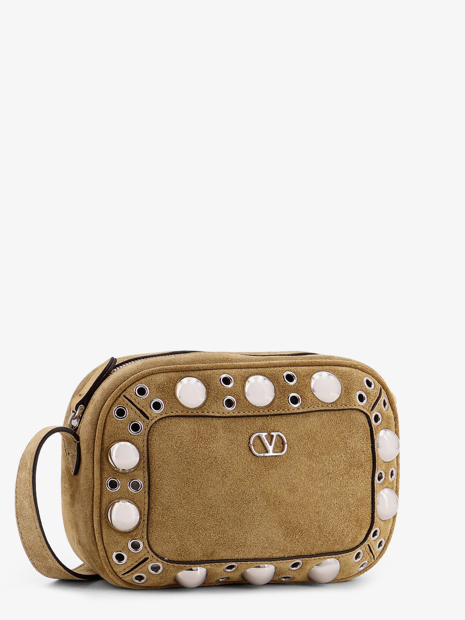 Valentino Nellcote Suede Shoulder Bag