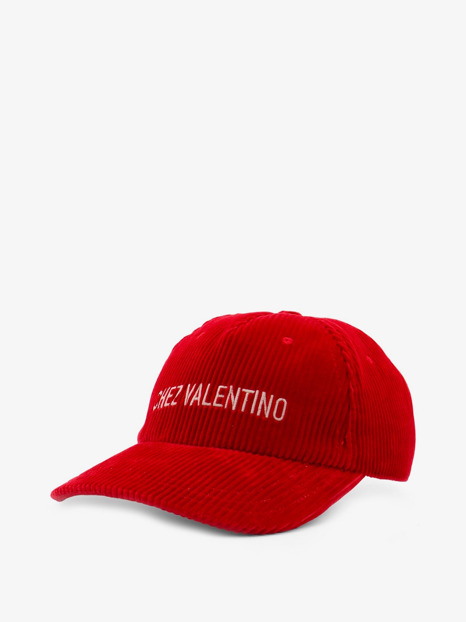 Valentino Corduroy Baseball Hat