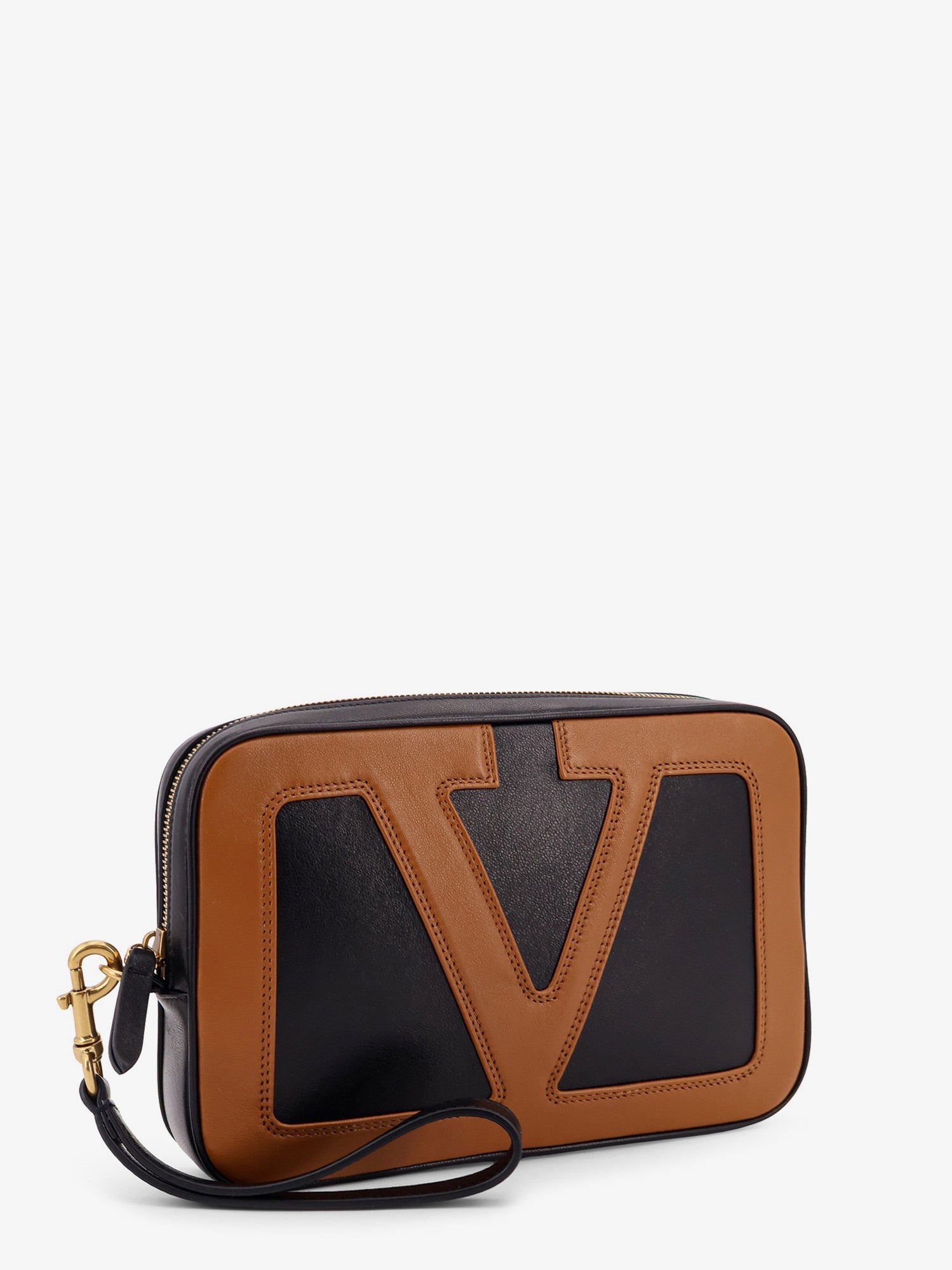 Valentino Valentino Garavani Viva Superstar Leather Clutch