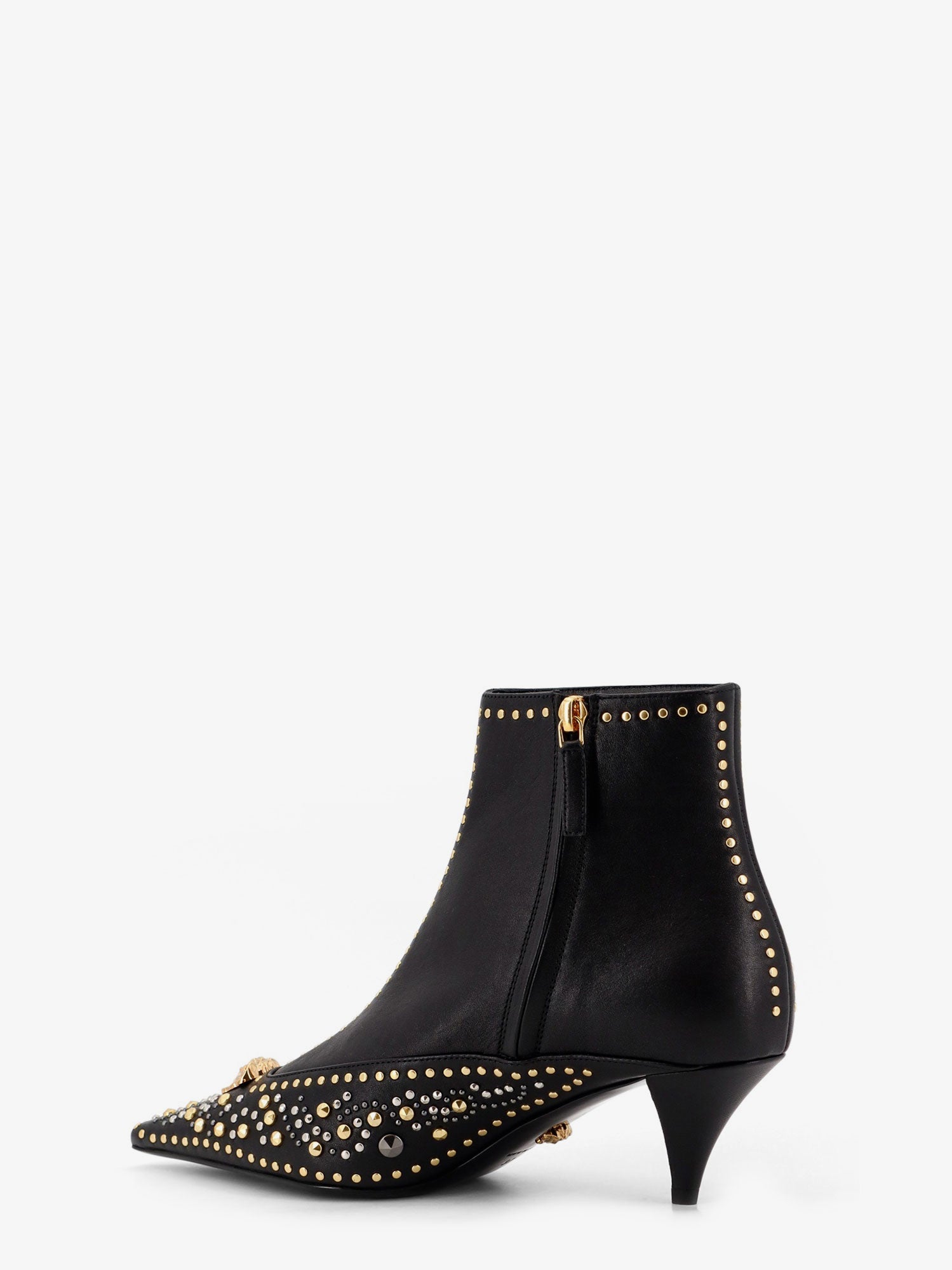 Versace Leather Ankle Boots