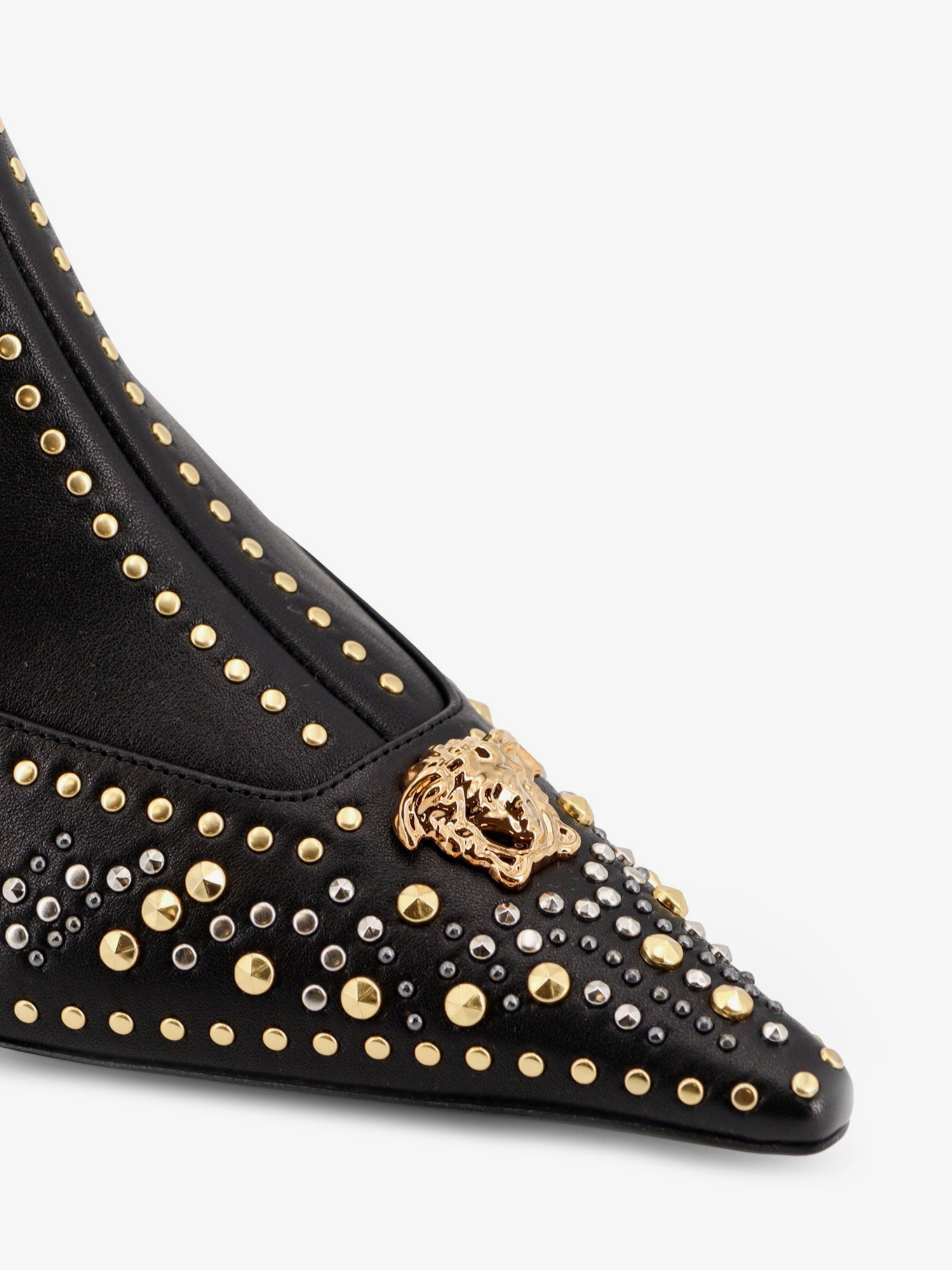 Versace Leather Ankle Boots