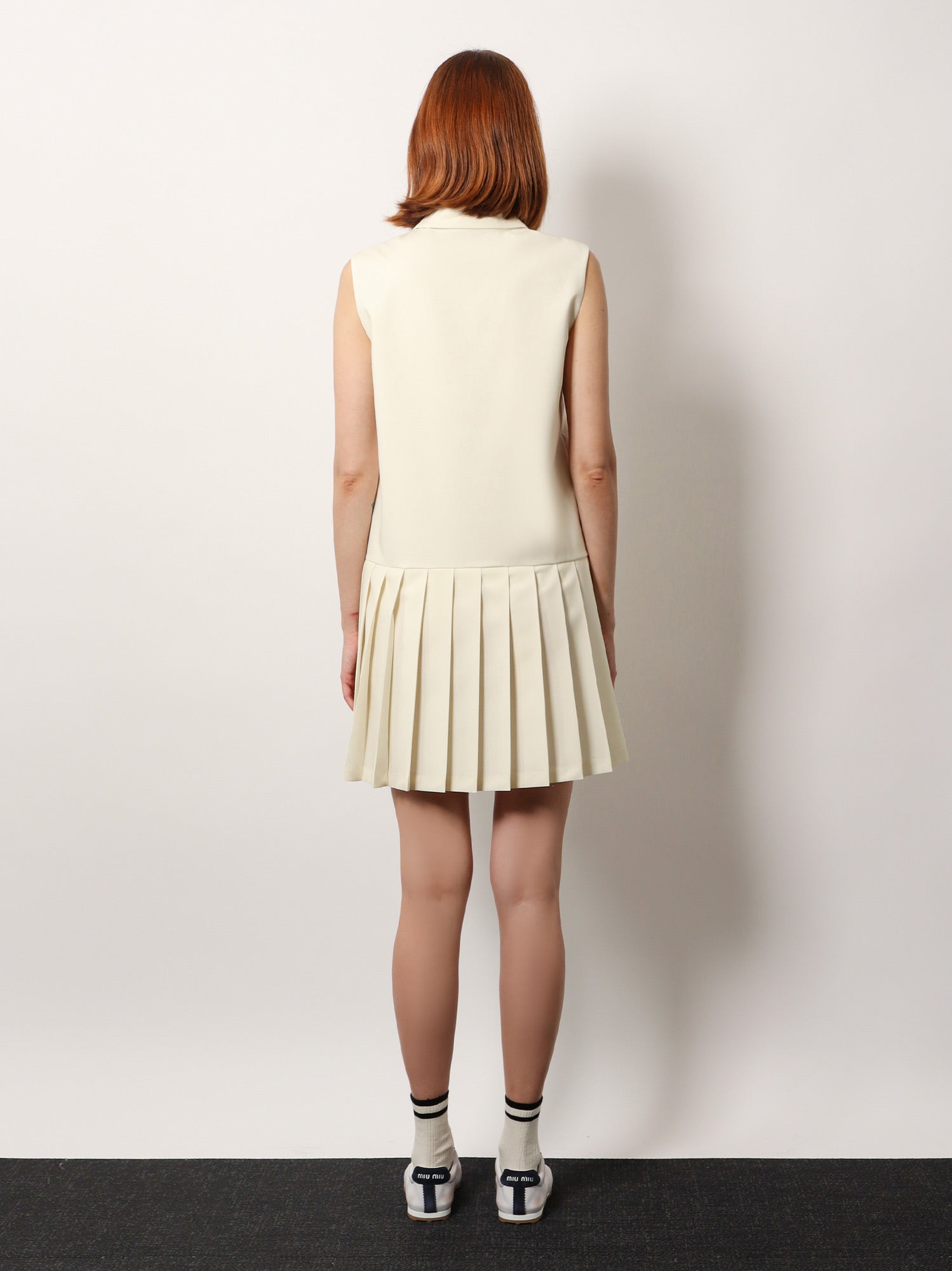 Miu Miu Virgin Wool And Mohair Short Dress