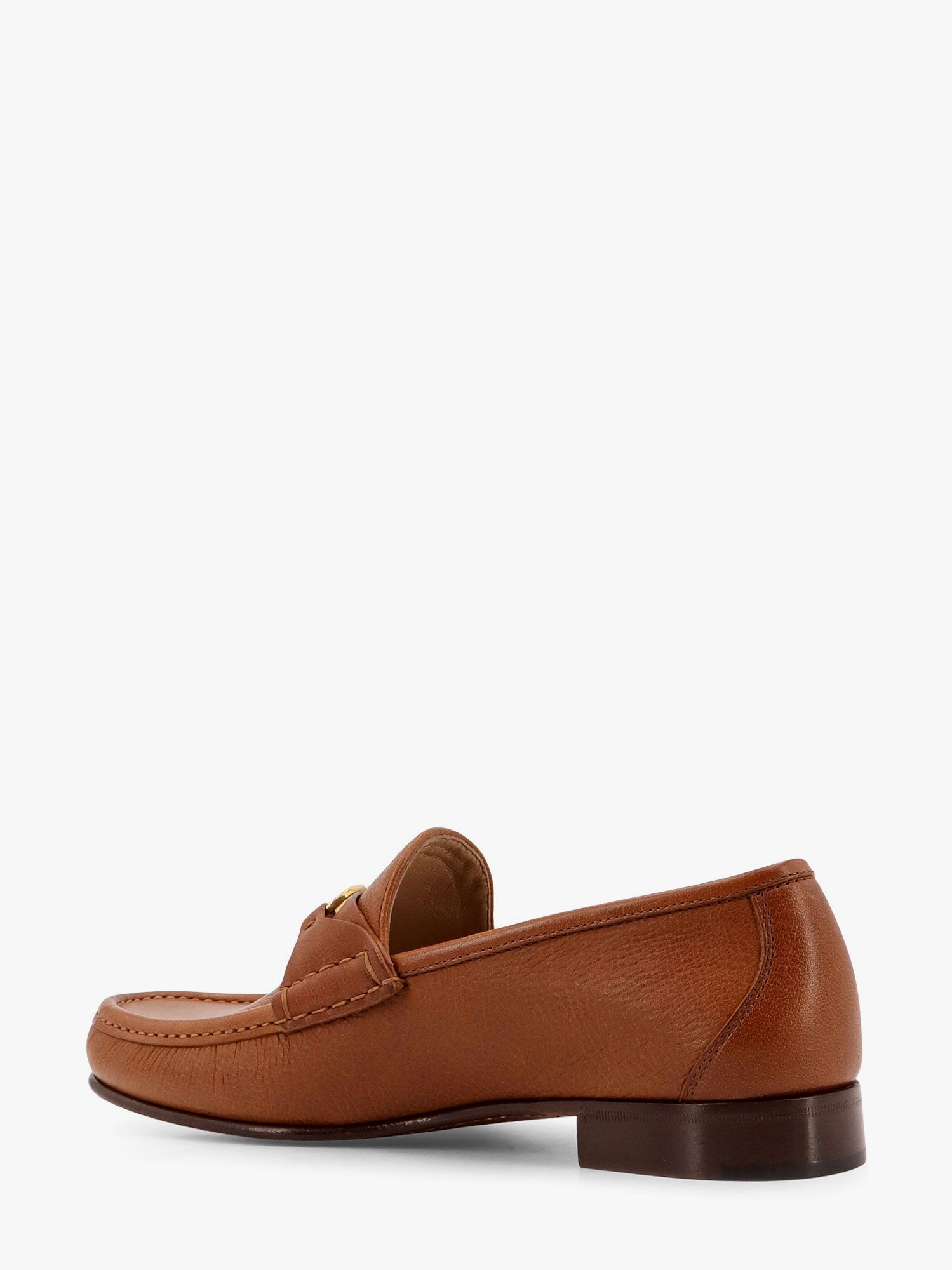 Valentino Vlogo Leather Loafer