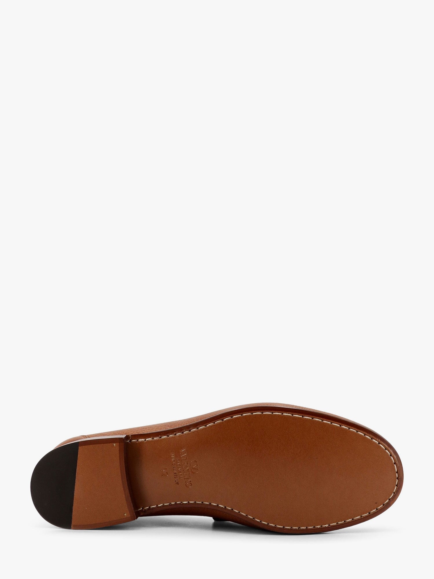 Valentino Vlogo Leather Loafer