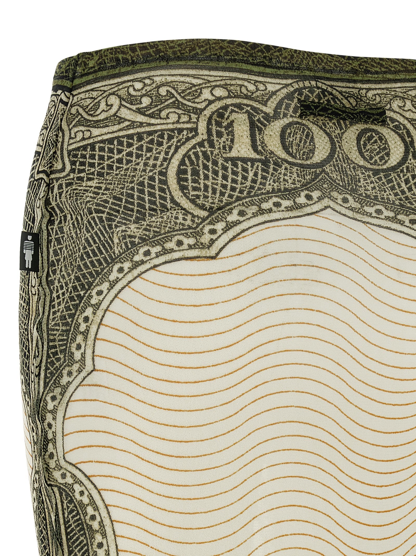 Jean Paul Gaultier 'Re-Edition - The Green Cartouche' Skirt