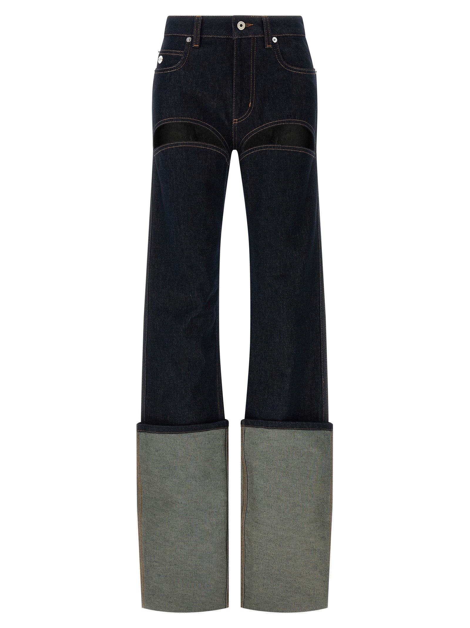 Jean Paul Gaultier 'Denim Pants With Cuts On Front' Jeans