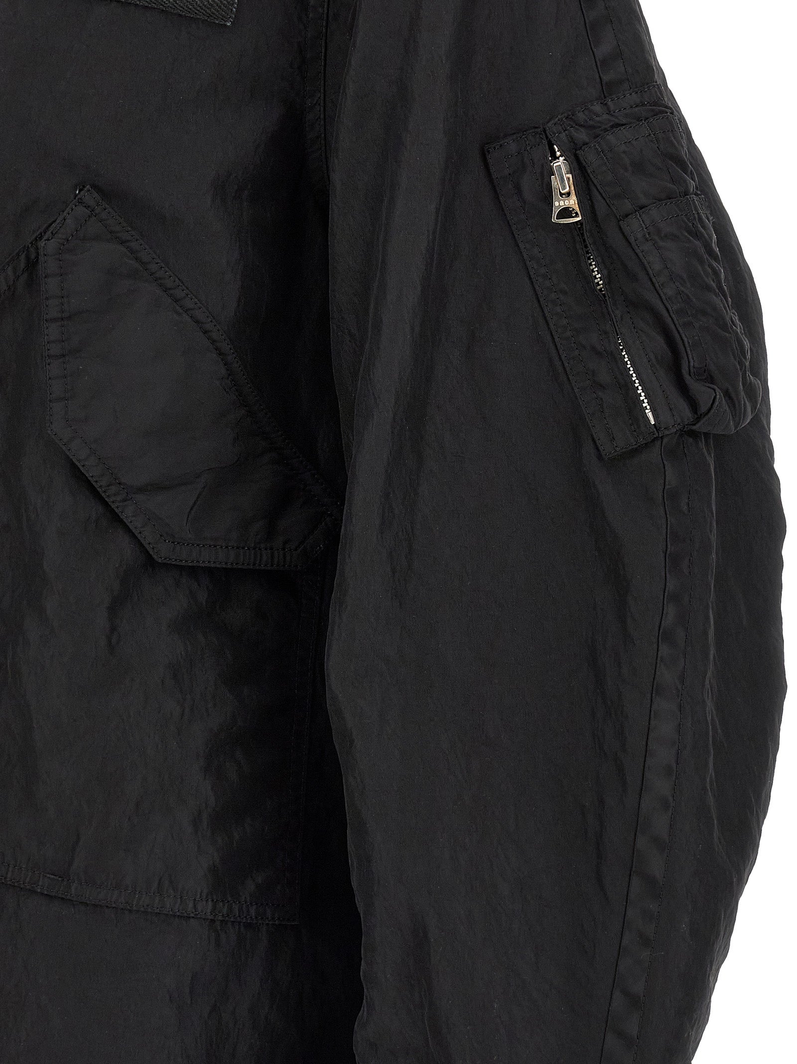 Sacai Crumpled Effect Coat