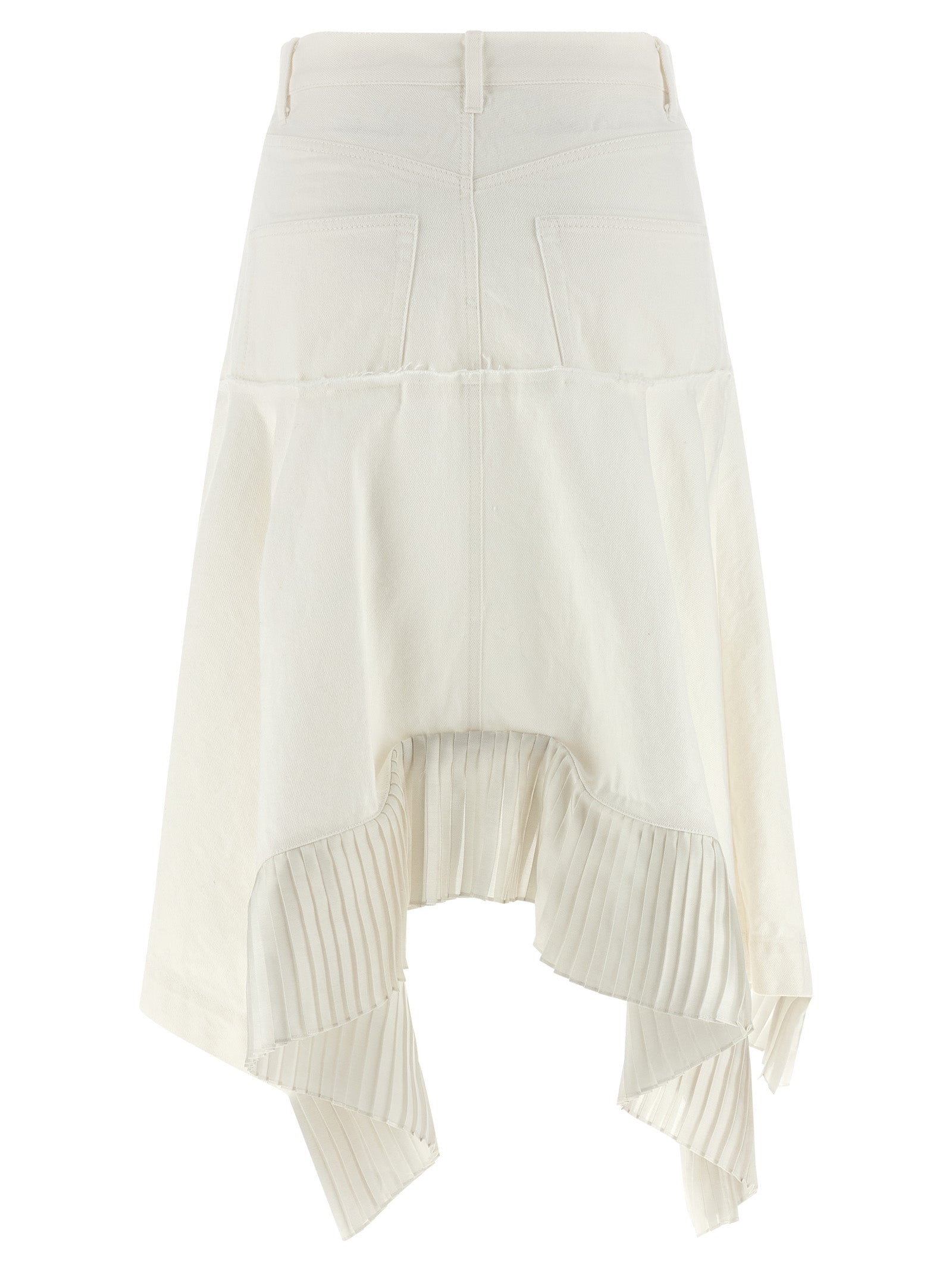 Sacai Satin Denim Skirt