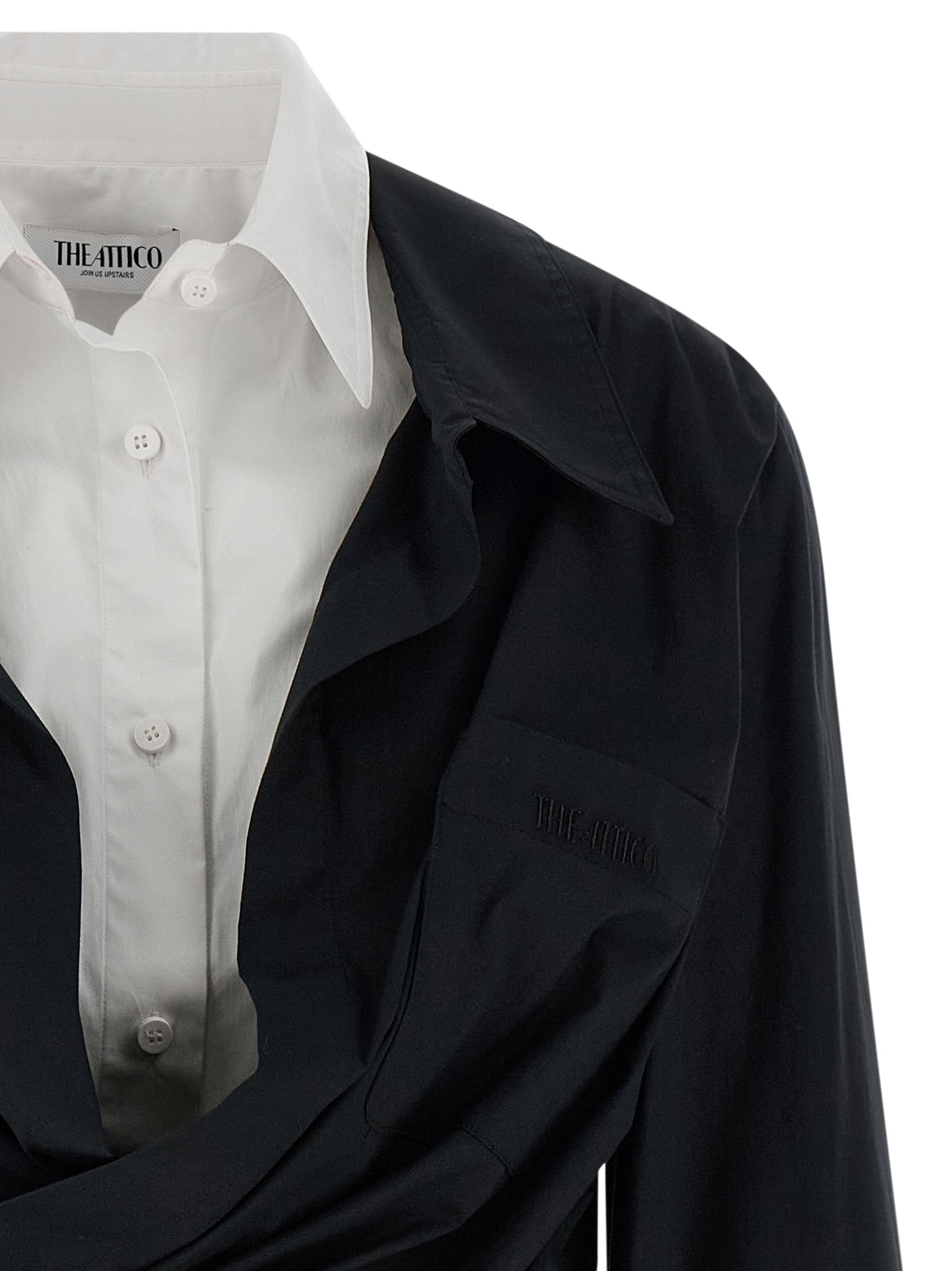 The Attico Double Layer Shirt Dress