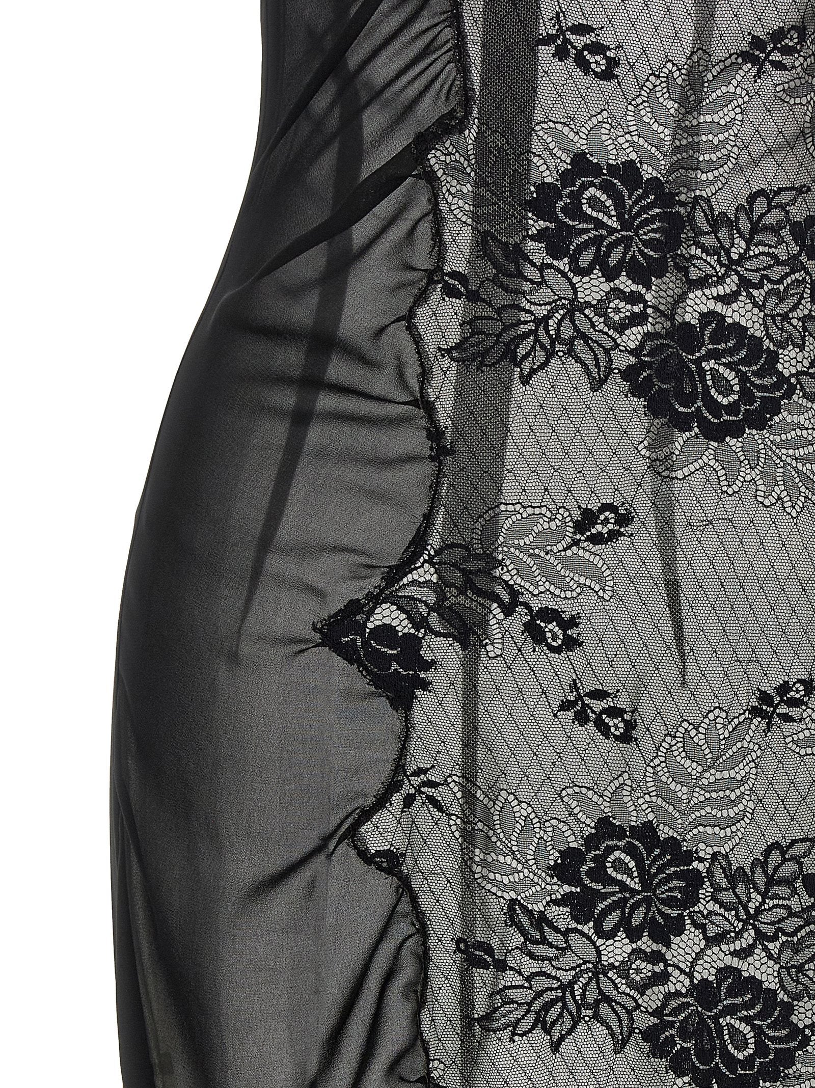 The Attico Lace Tulle Dress