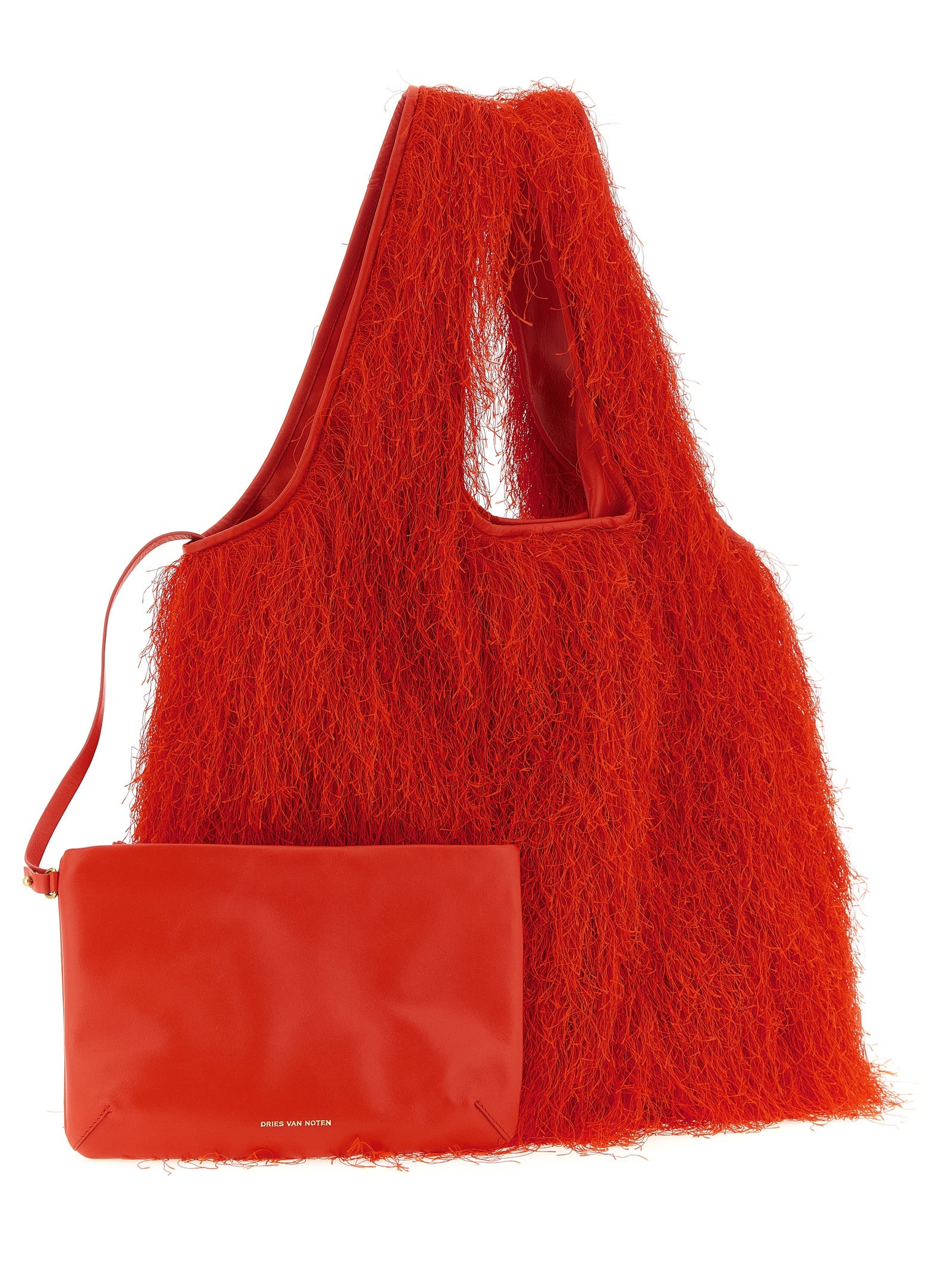 Dries Van Noten  Fringed Tote Bag