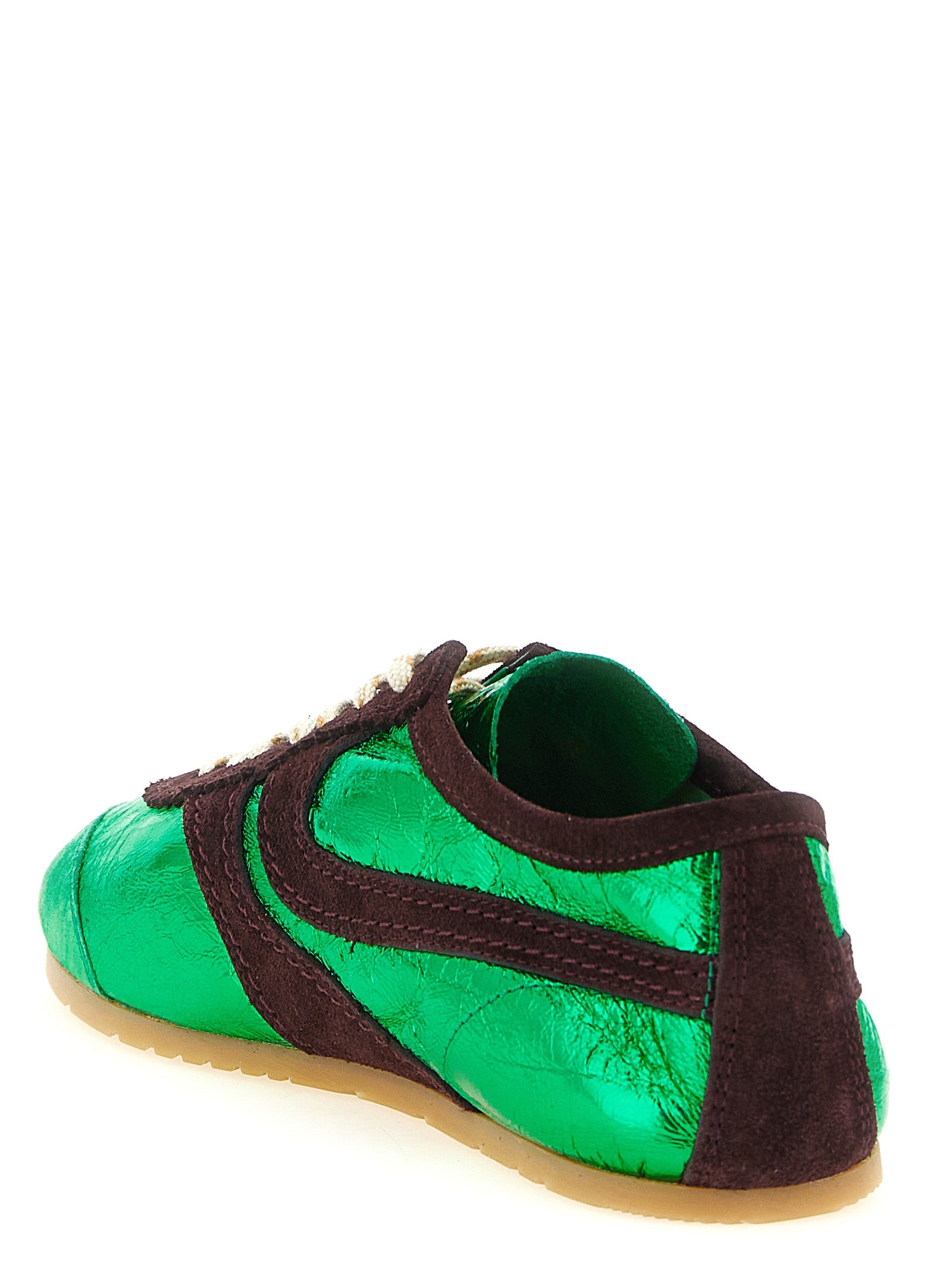 Dries Van Noten  Laminated Leather Sneakers