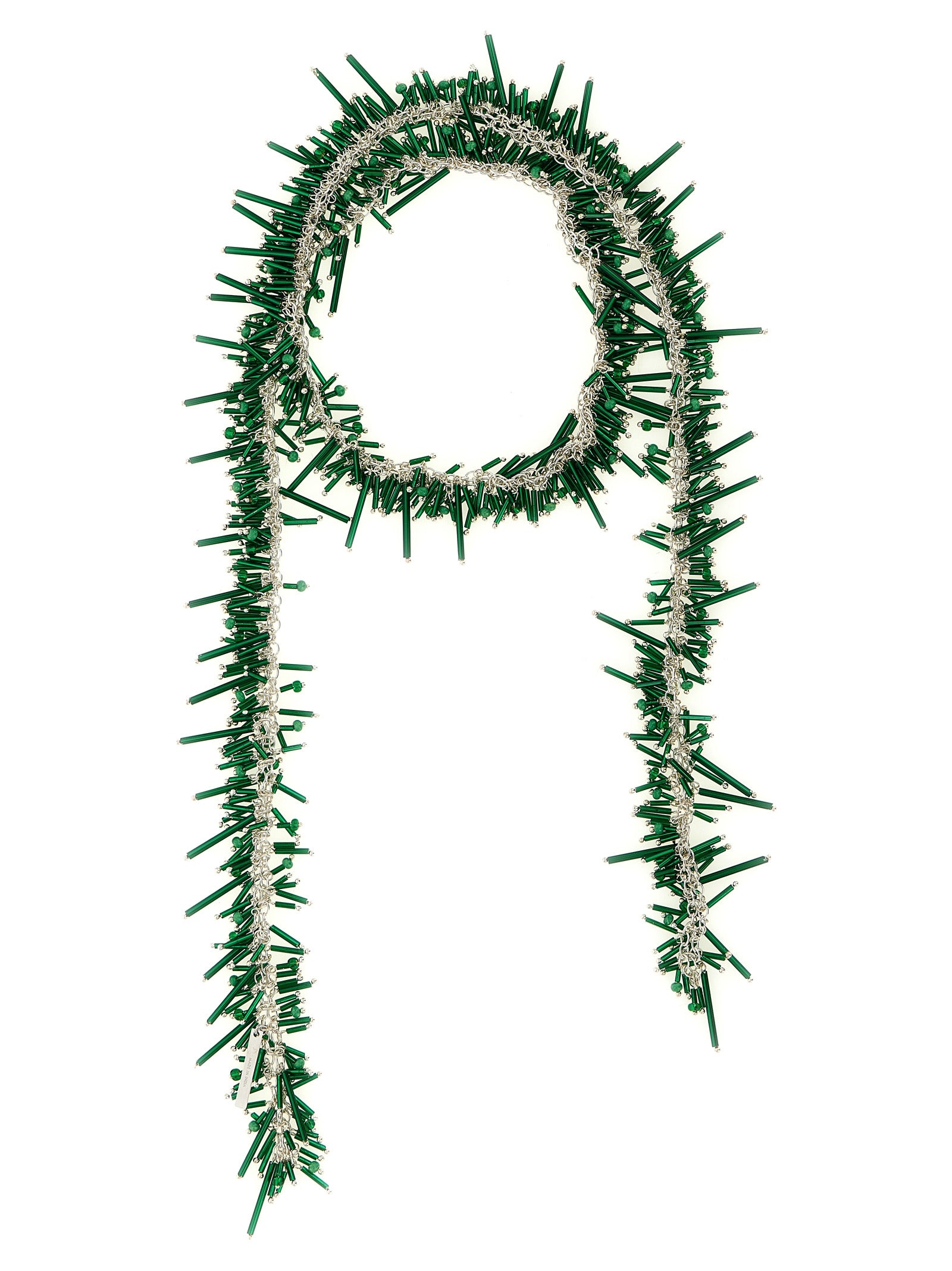 Dries Van Noten  'Embroidered Scarf' Necklace